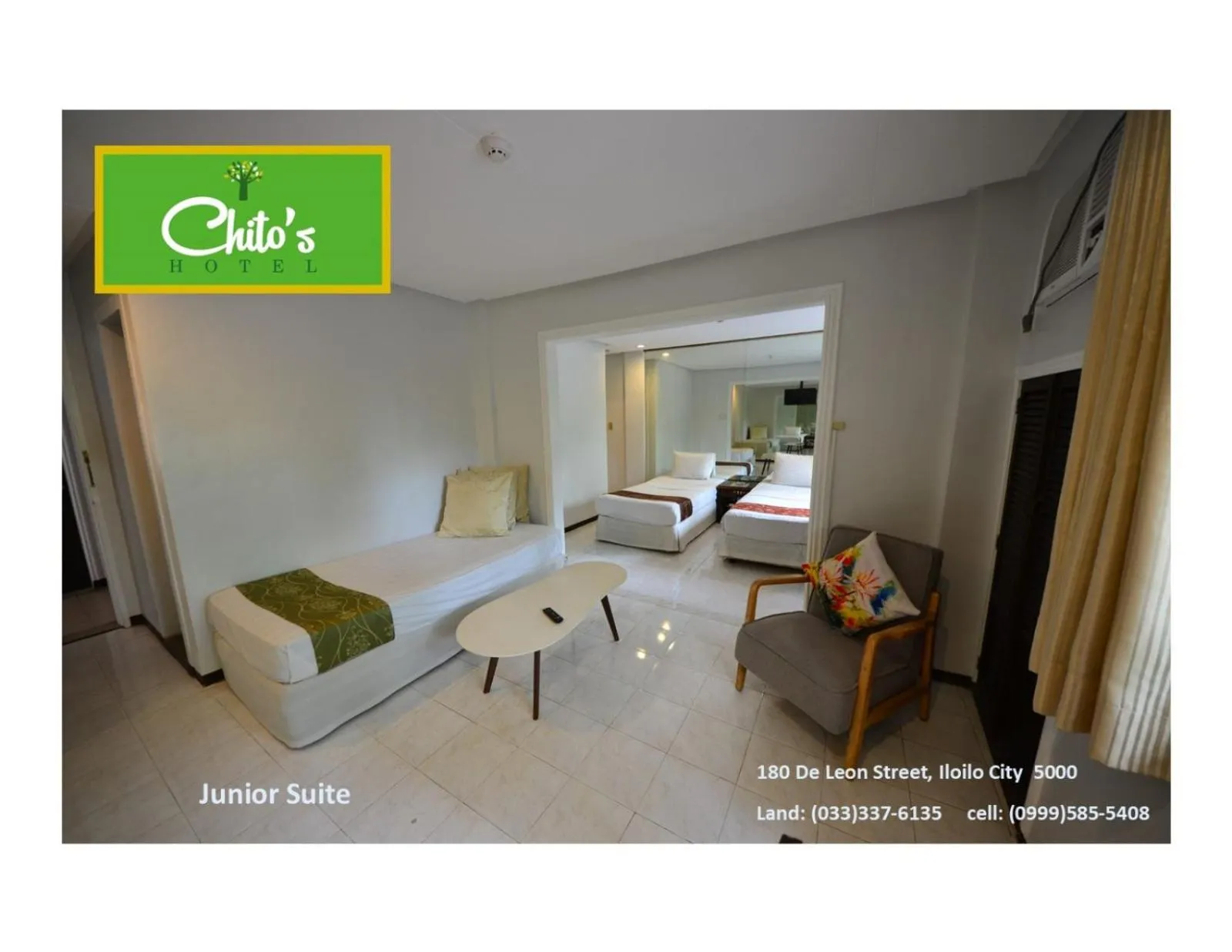 Bed in Chito's Hotel