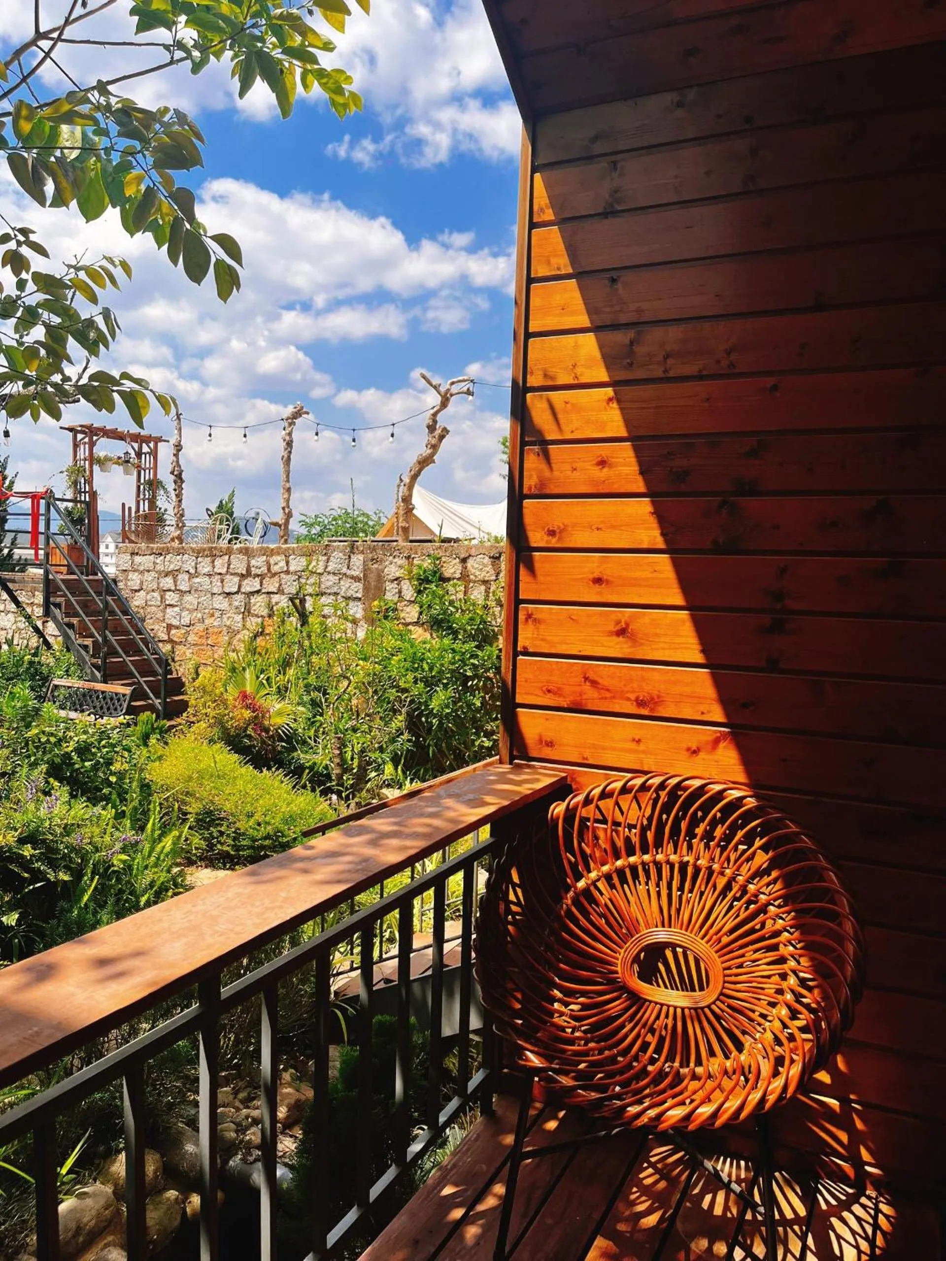 Garden in Nhà Sói Homestay Da Lat