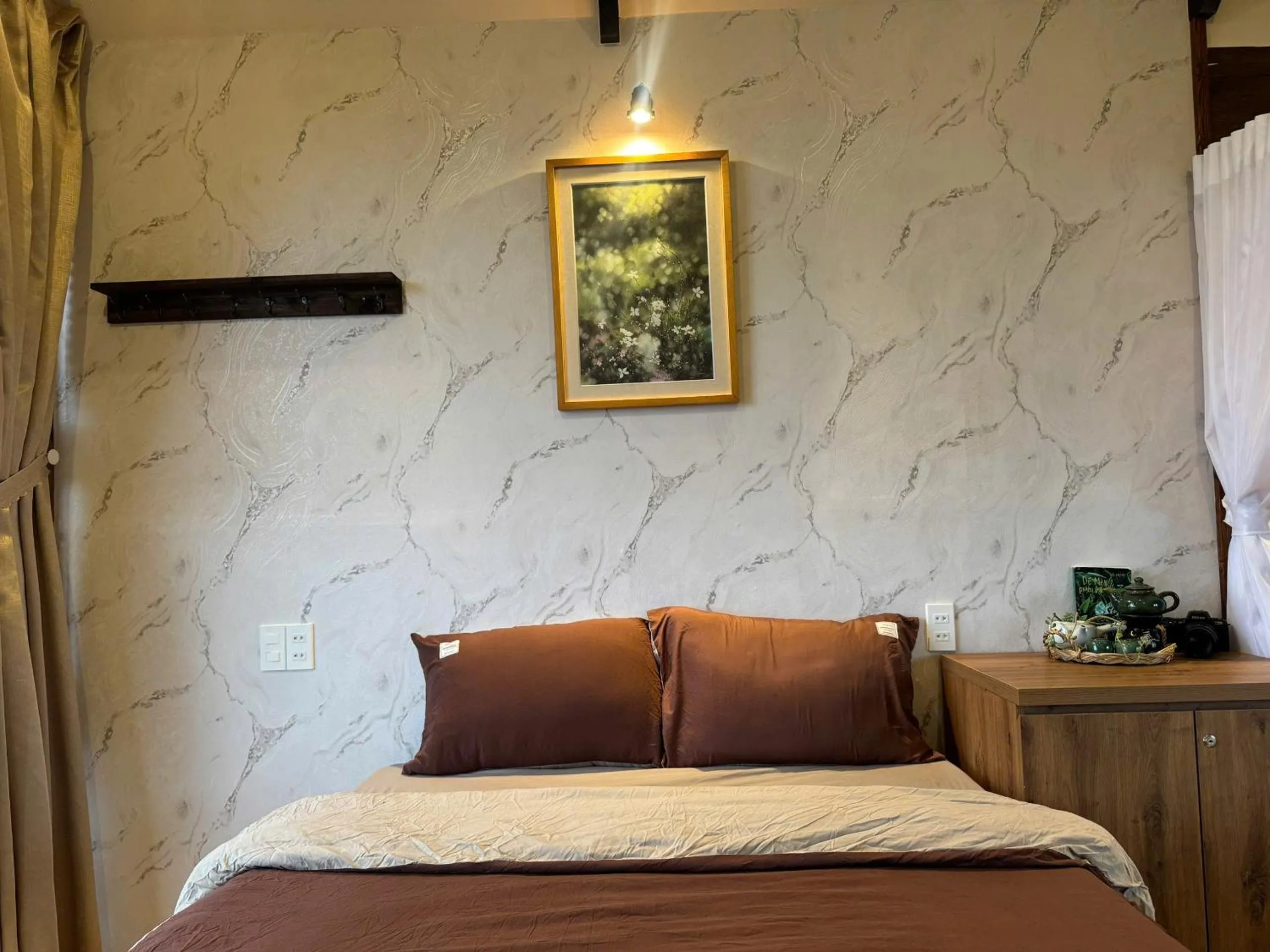 Bed in Nhà Sói Homestay Da Lat