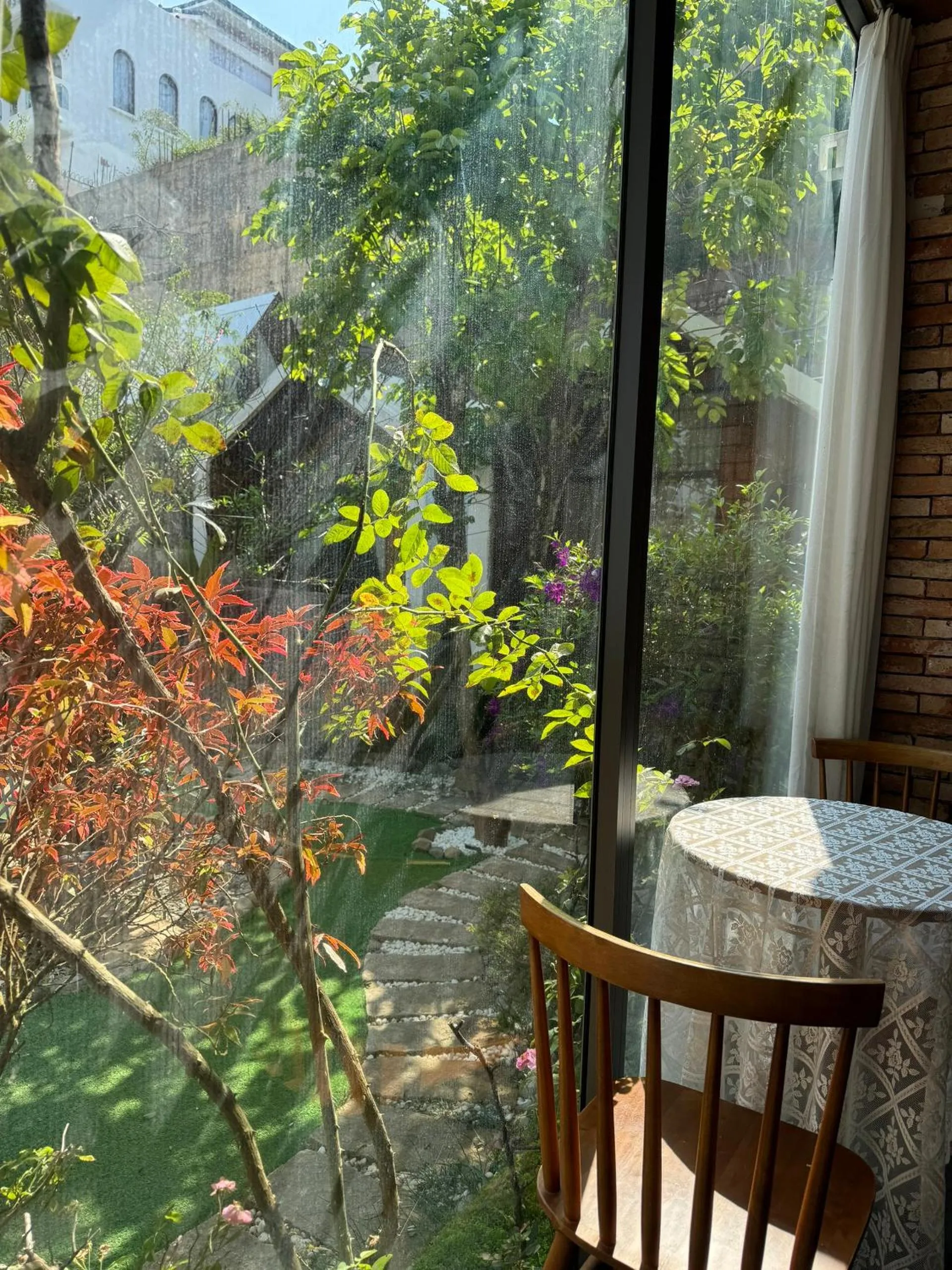 Garden in Nhà Sói Homestay Da Lat