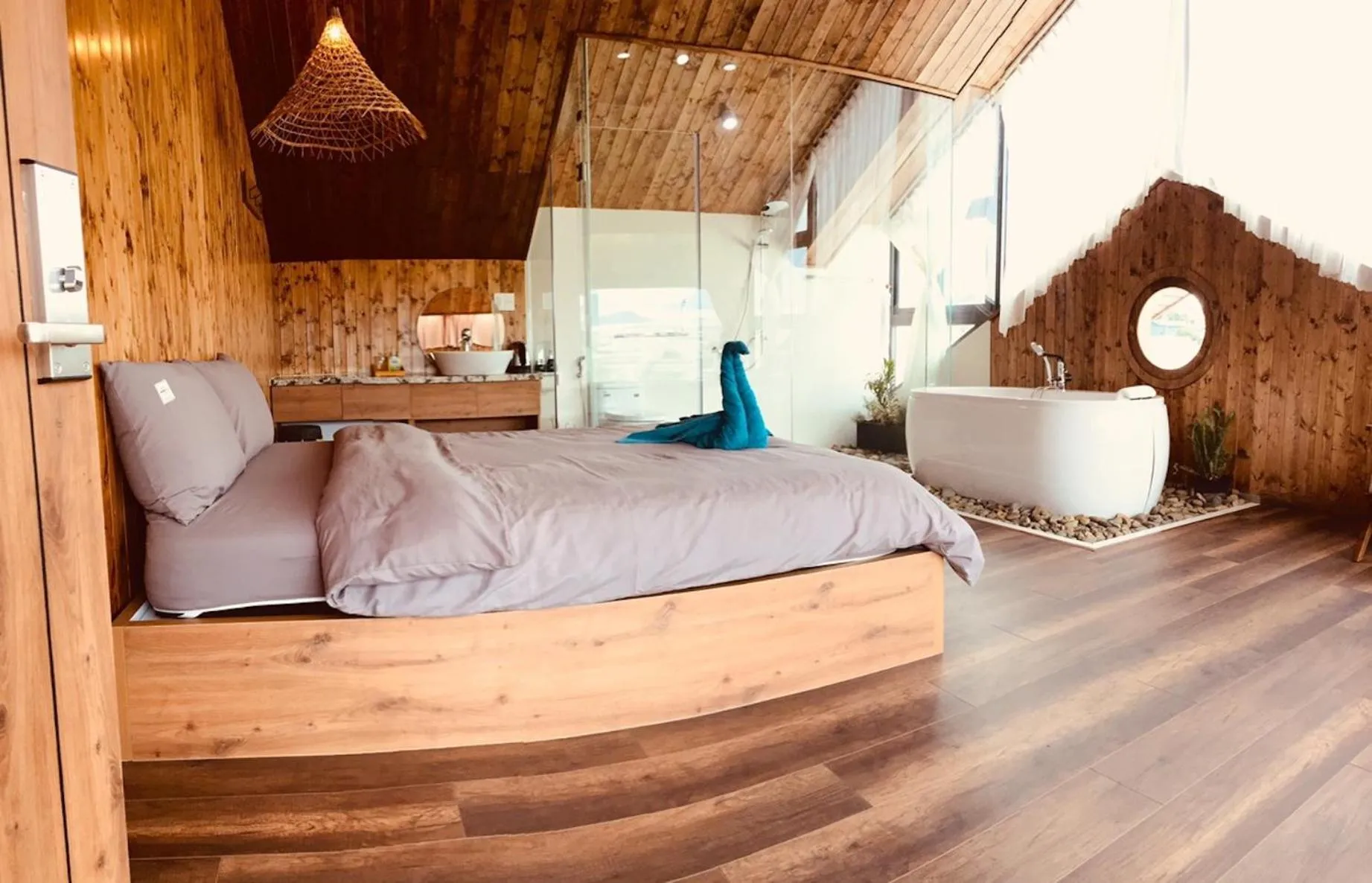 Bed in Nhà Sói Homestay Da Lat