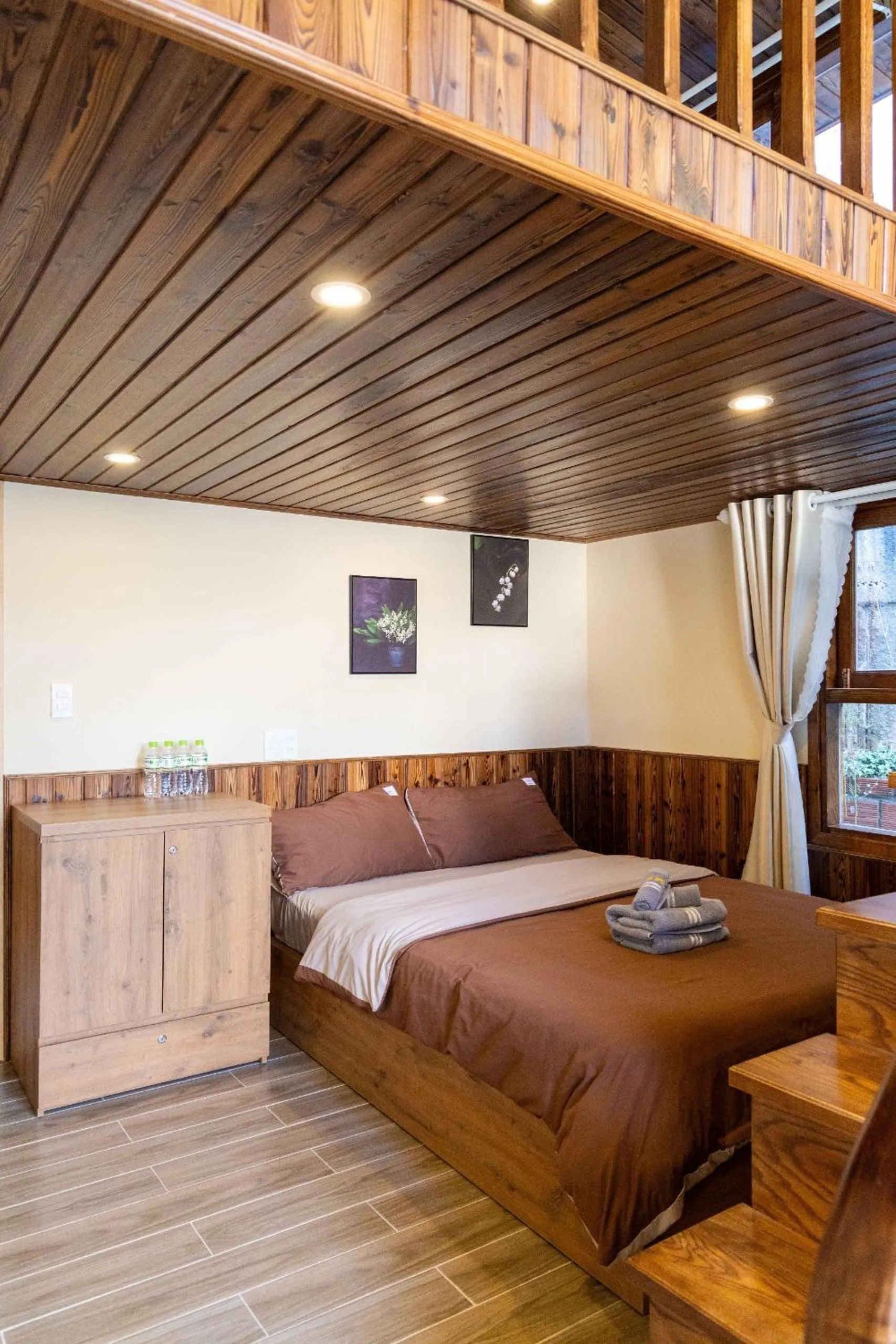 Bed in Nhà Sói Homestay Da Lat