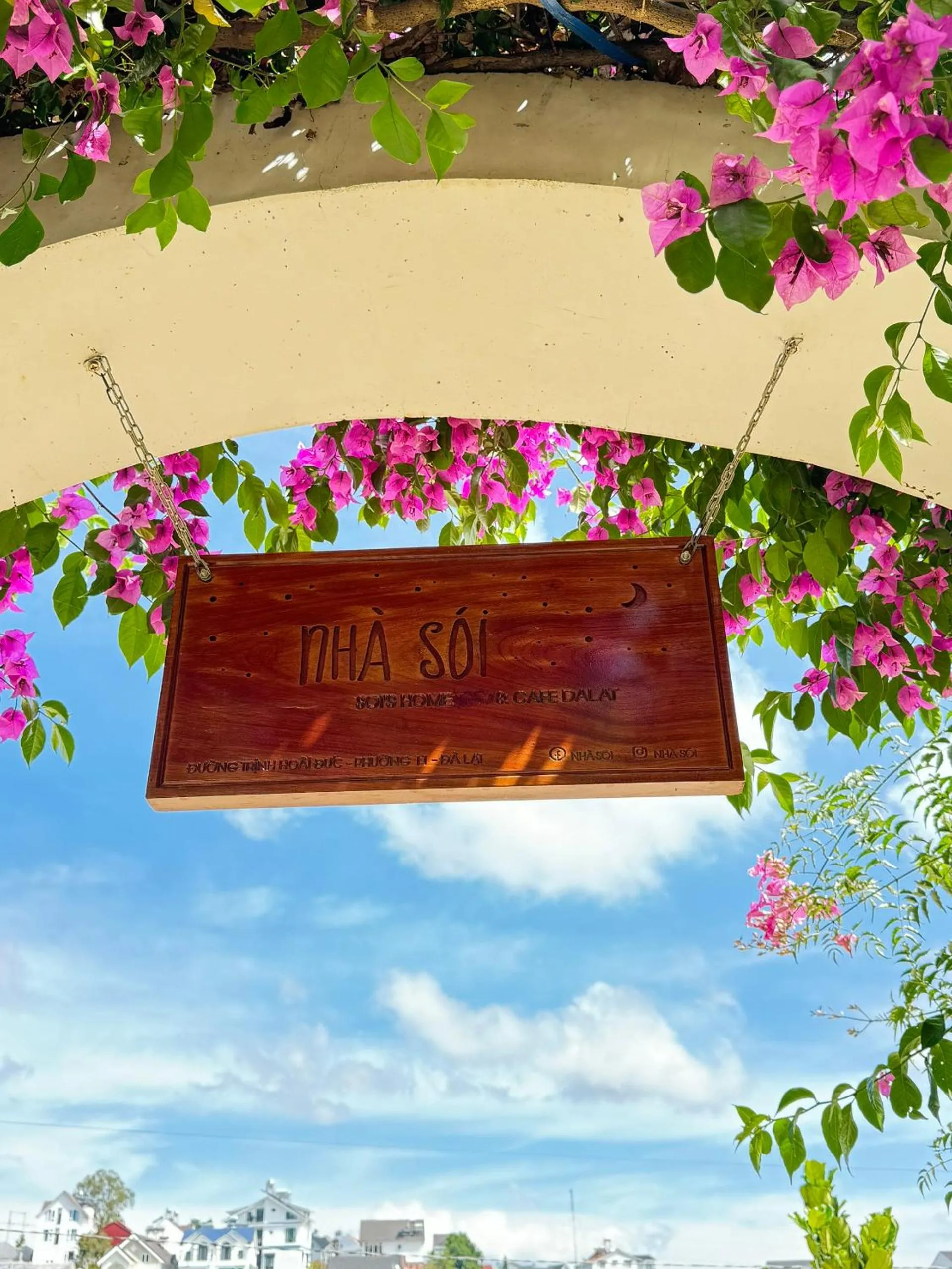 Garden in Nhà Sói Homestay Da Lat