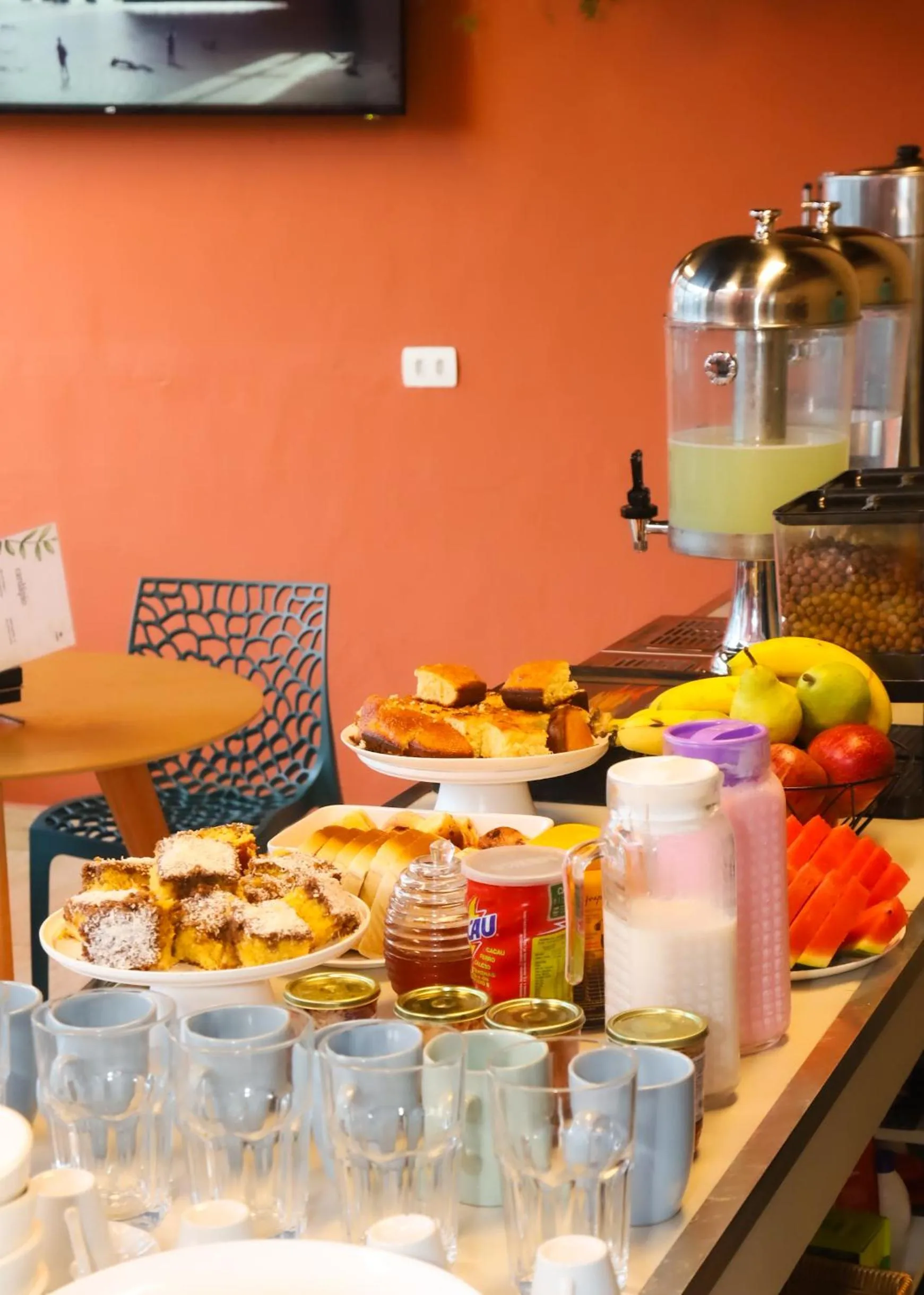 Buffet breakfast in GoodStay São Paulo Ibirapuera