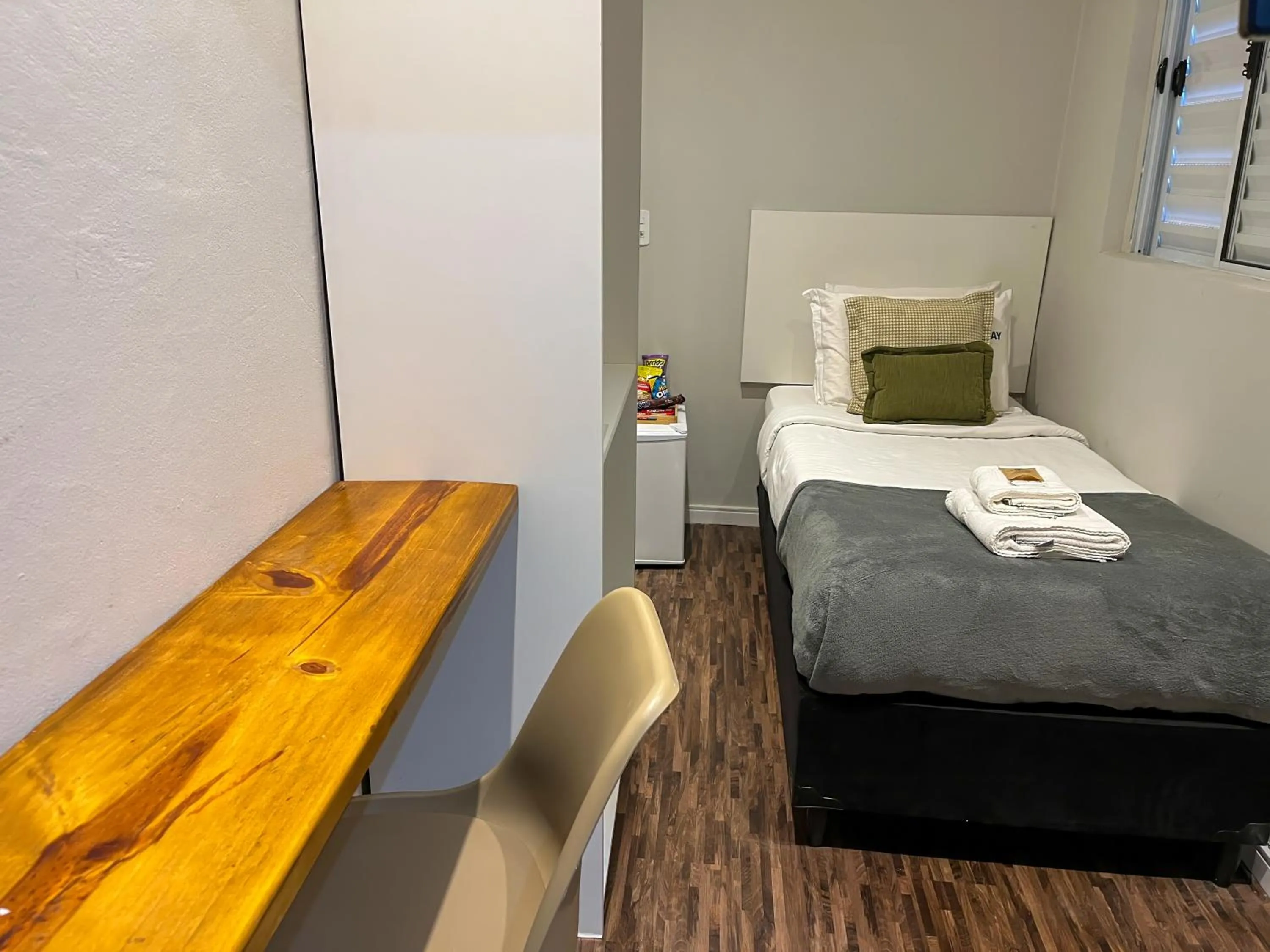 Bed in GoodStay São Paulo Ibirapuera