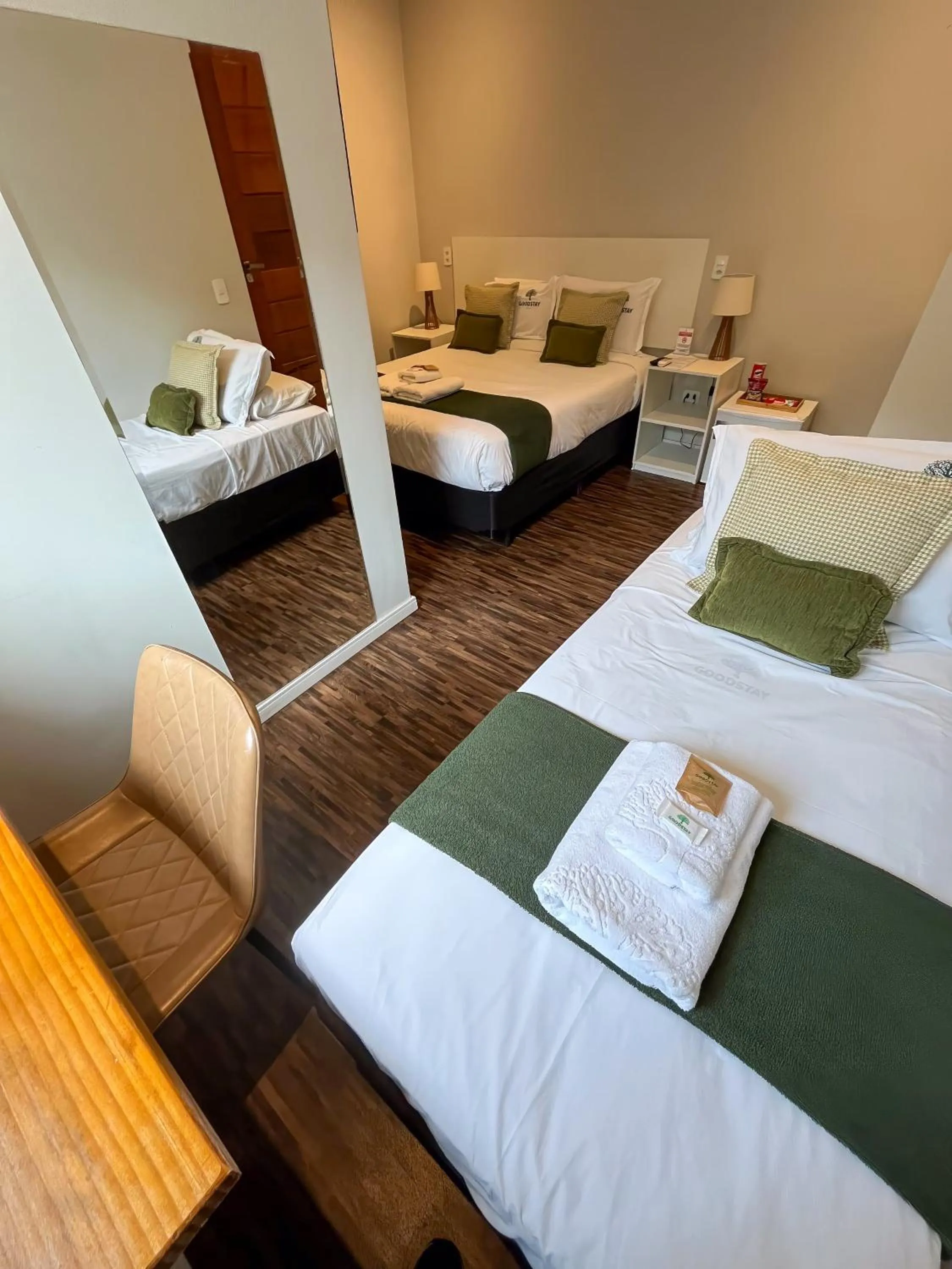 Bed in GoodStay São Paulo Ibirapuera