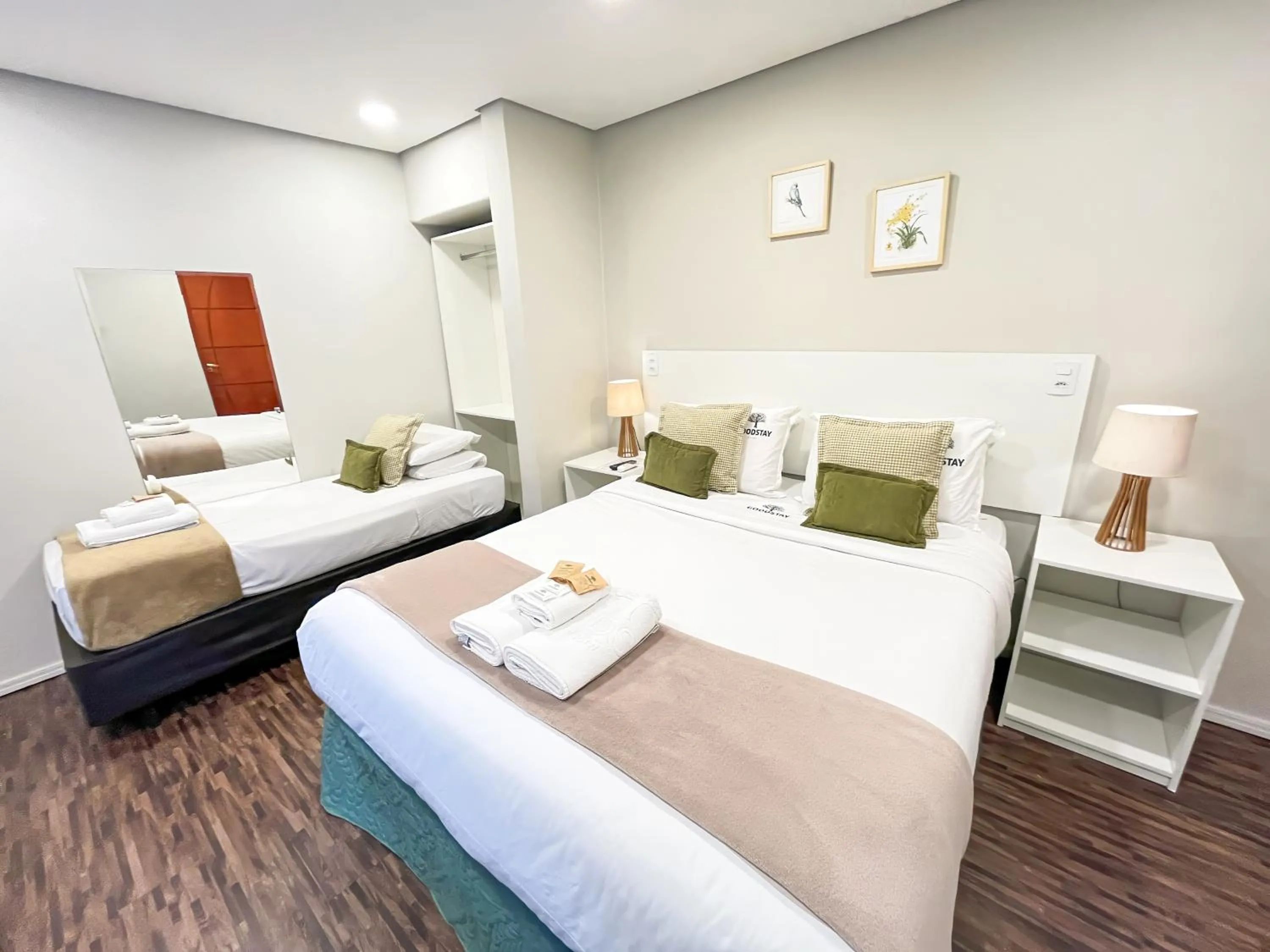 Bed in GoodStay São Paulo Ibirapuera