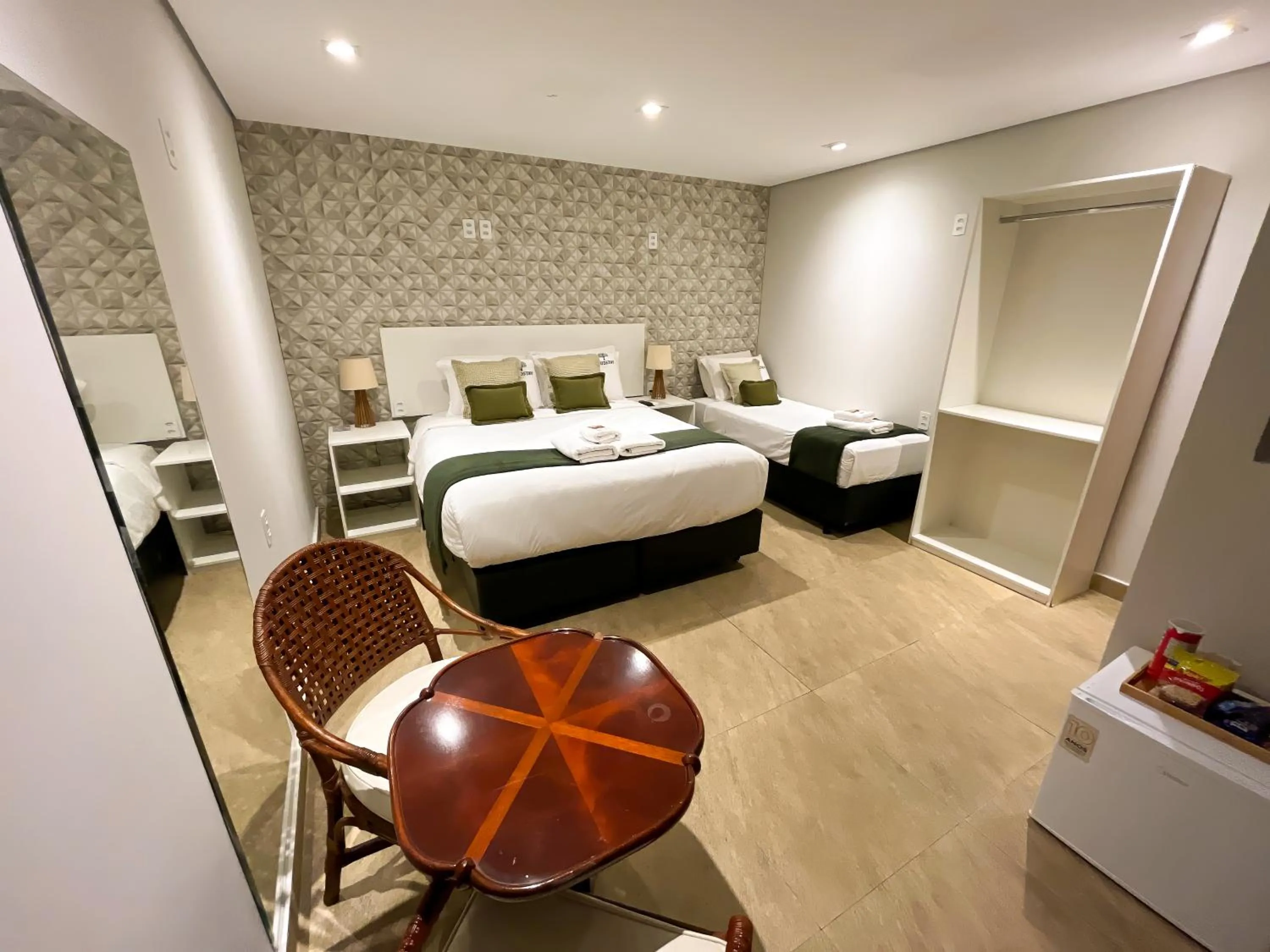 Bed in GoodStay São Paulo Ibirapuera