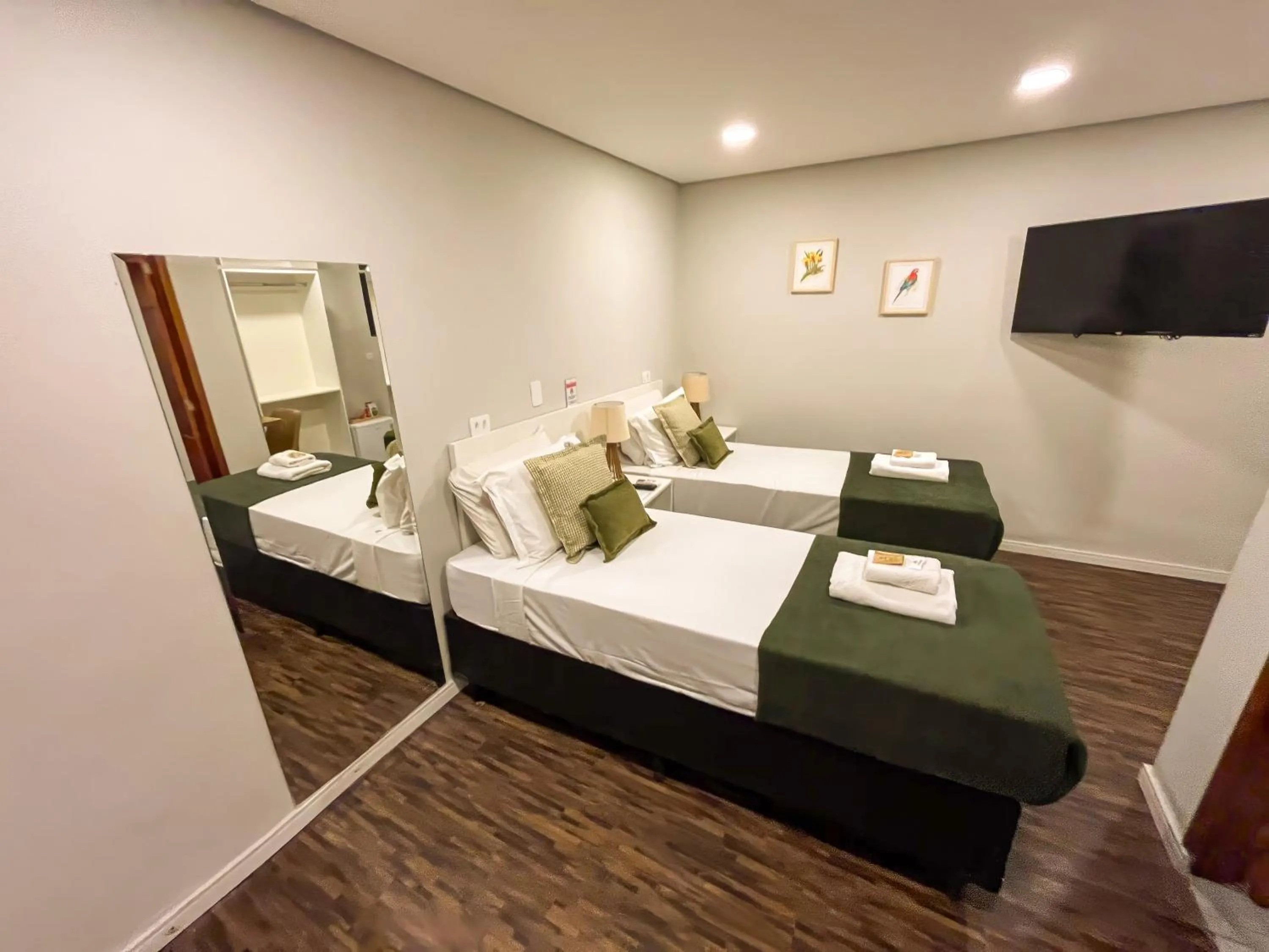 Bed in GoodStay São Paulo Ibirapuera