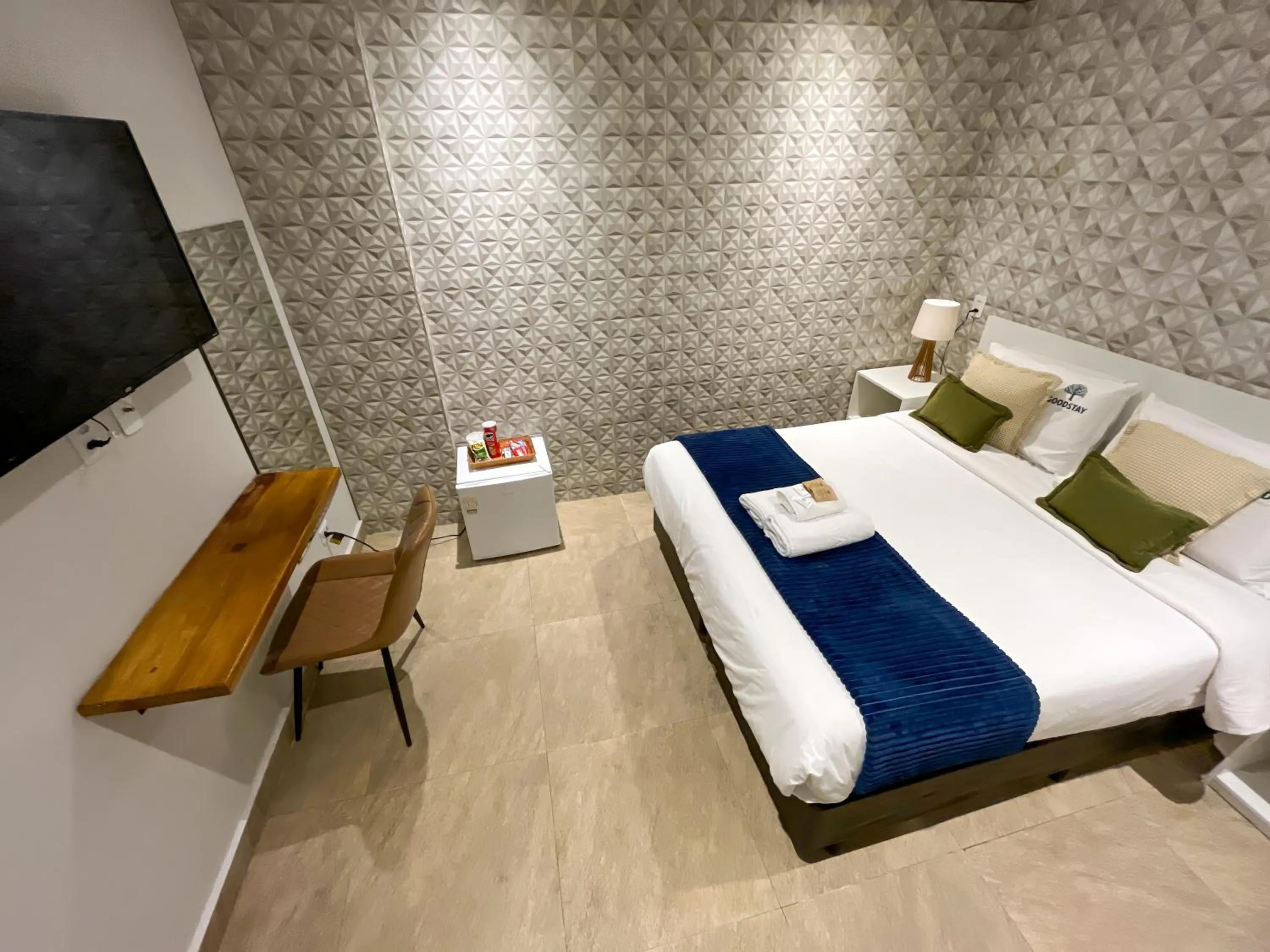 Bed in GoodStay São Paulo Ibirapuera