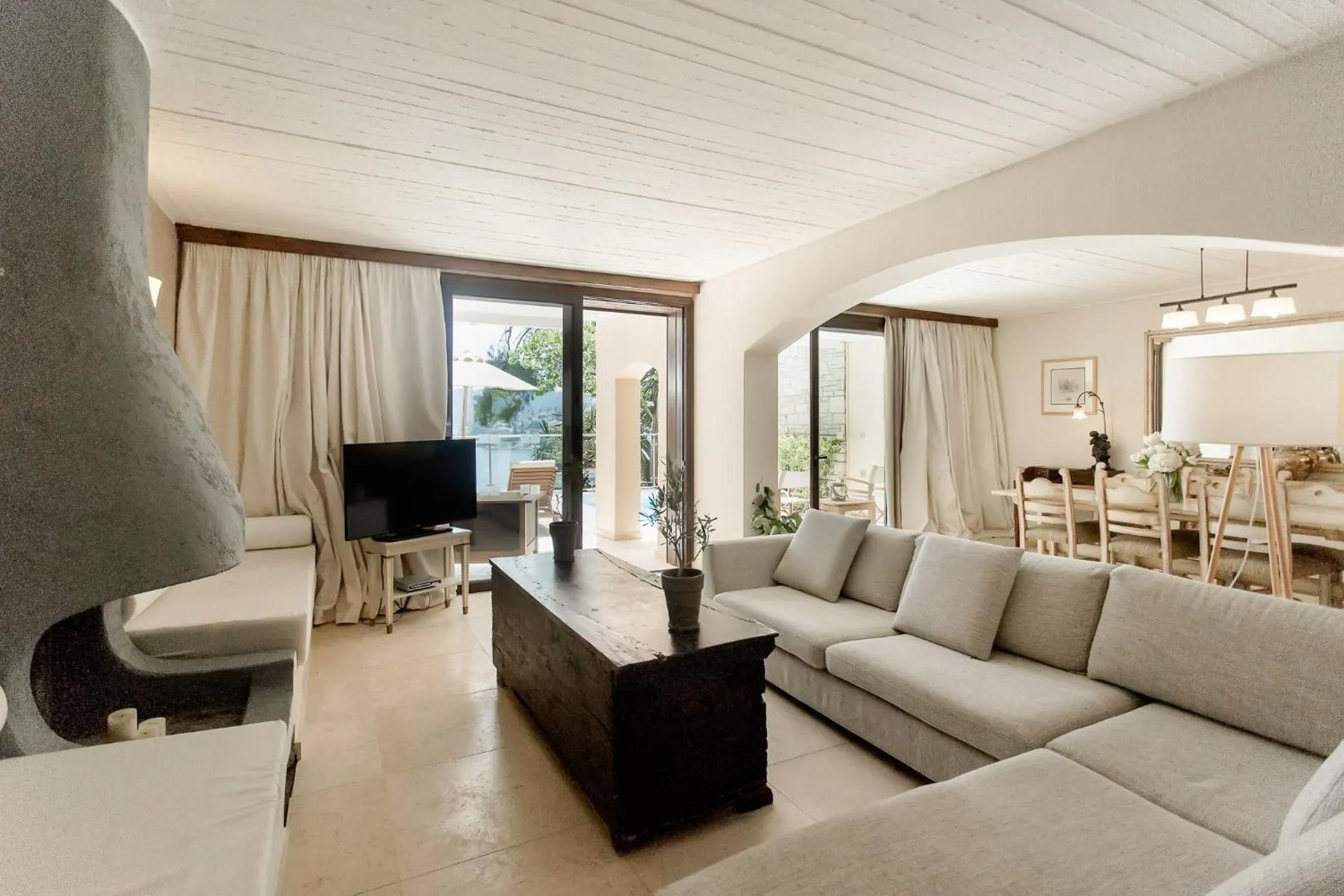 Seating area in Corfu Holiday Palace