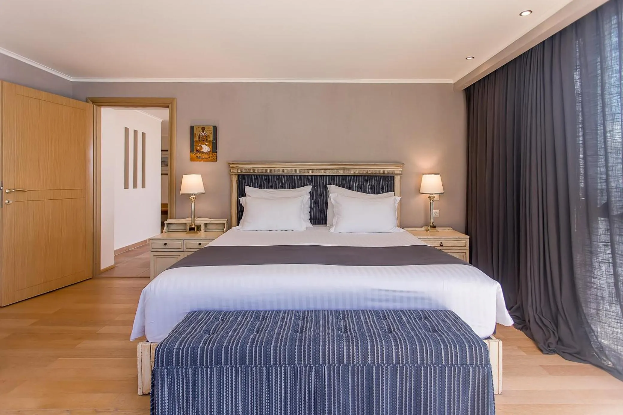 Bedroom, Bed in Corfu Holiday Palace