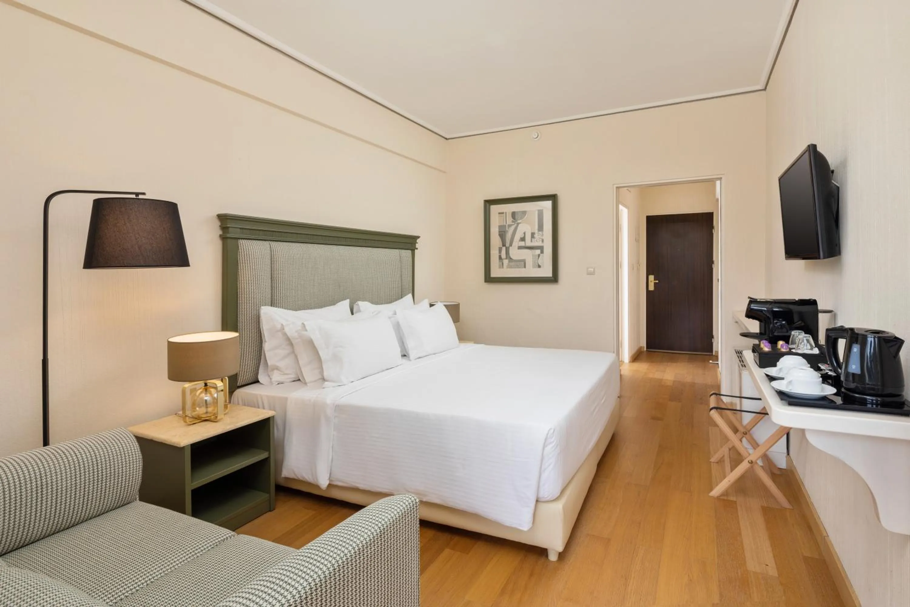 Bedroom, Bed in Corfu Holiday Palace