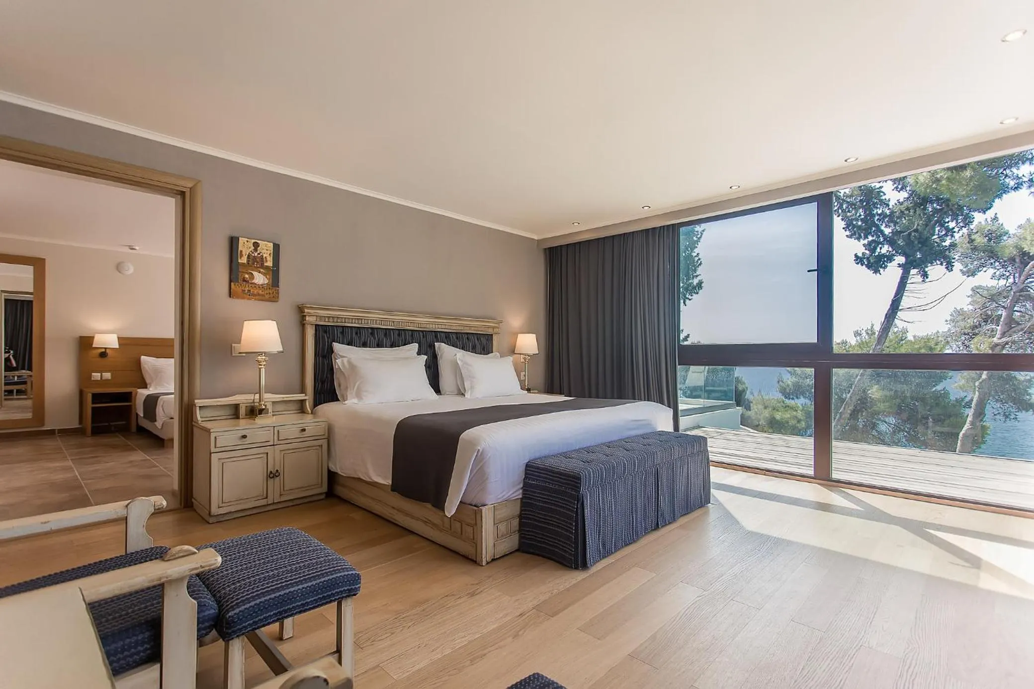 Bedroom, Bed in Corfu Holiday Palace