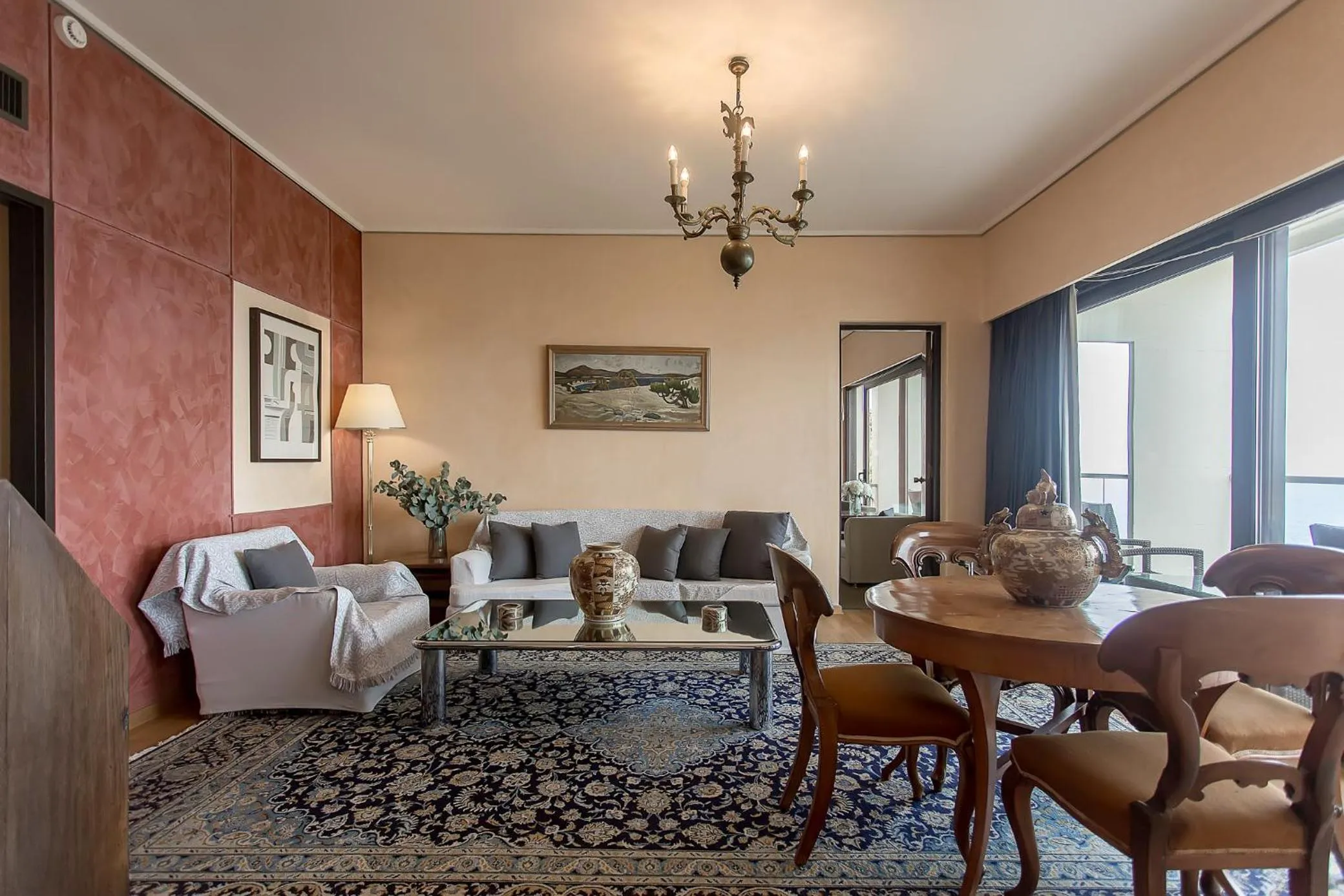 Seating area in Corfu Holiday Palace