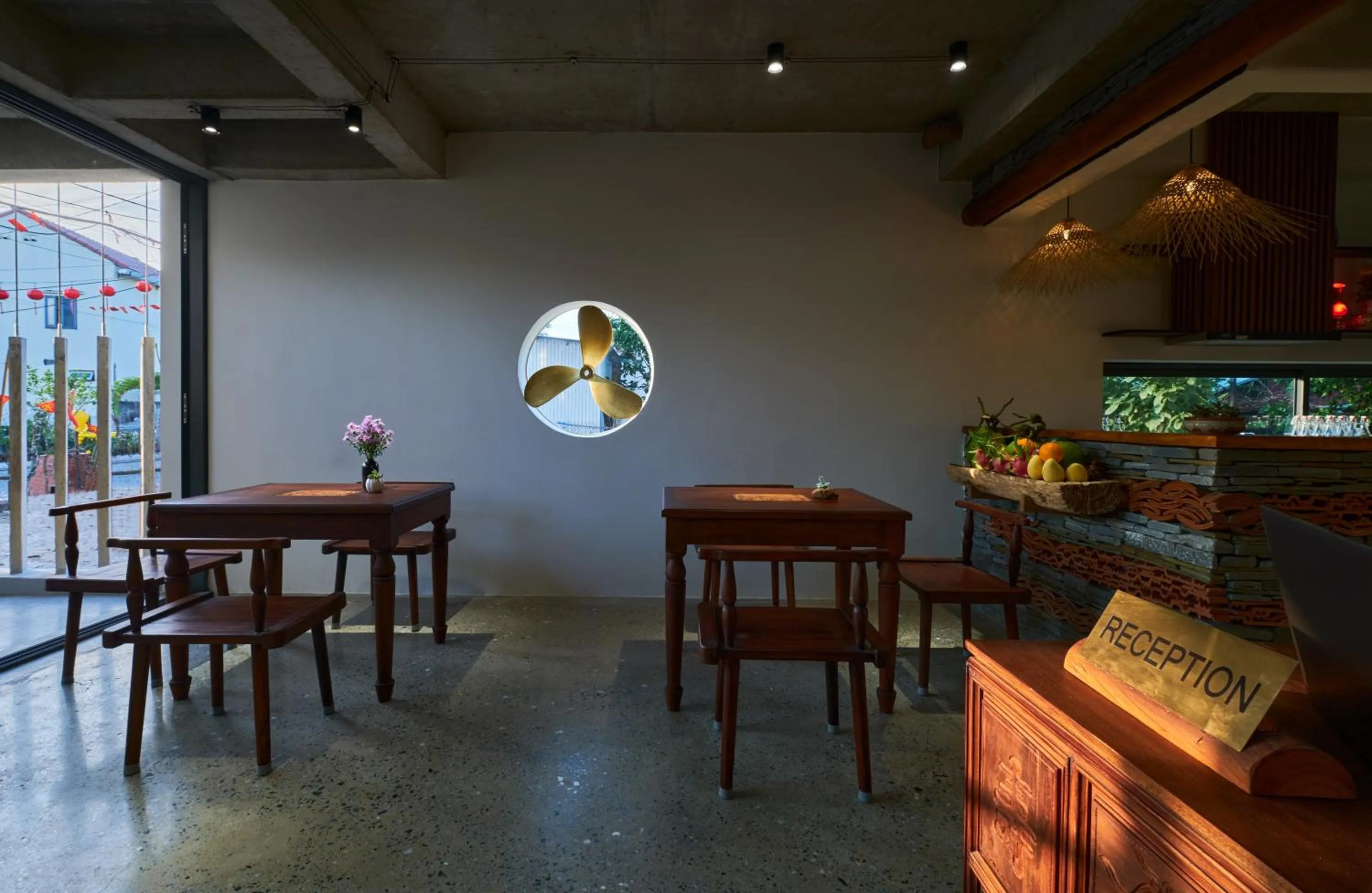 Dining area in Barbados Cherry Villa