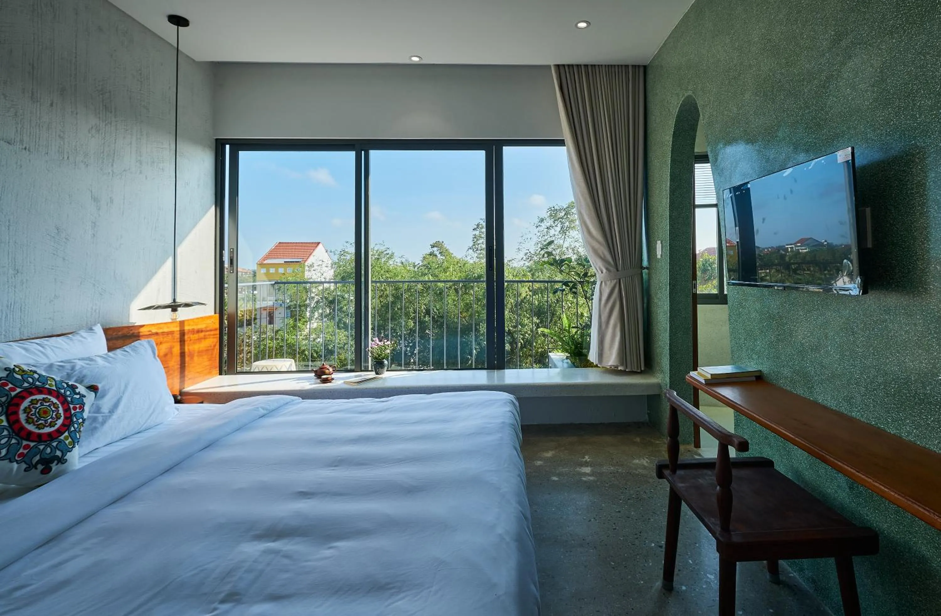 View (from property/room), Bed in Barbados Cherry Villa