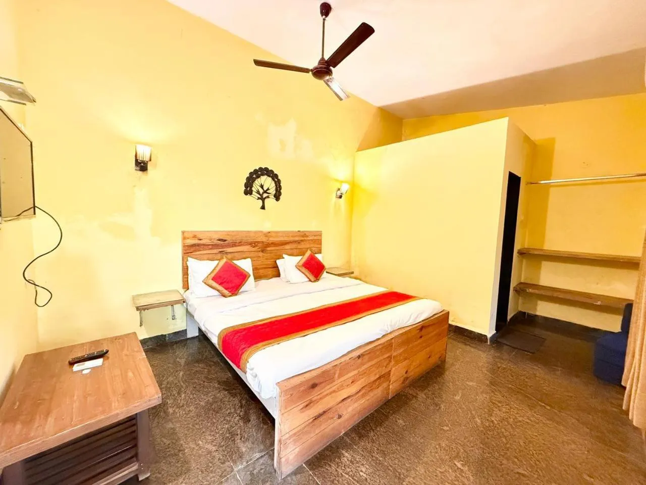 Bed in The Mamta Courtyard Anjuna