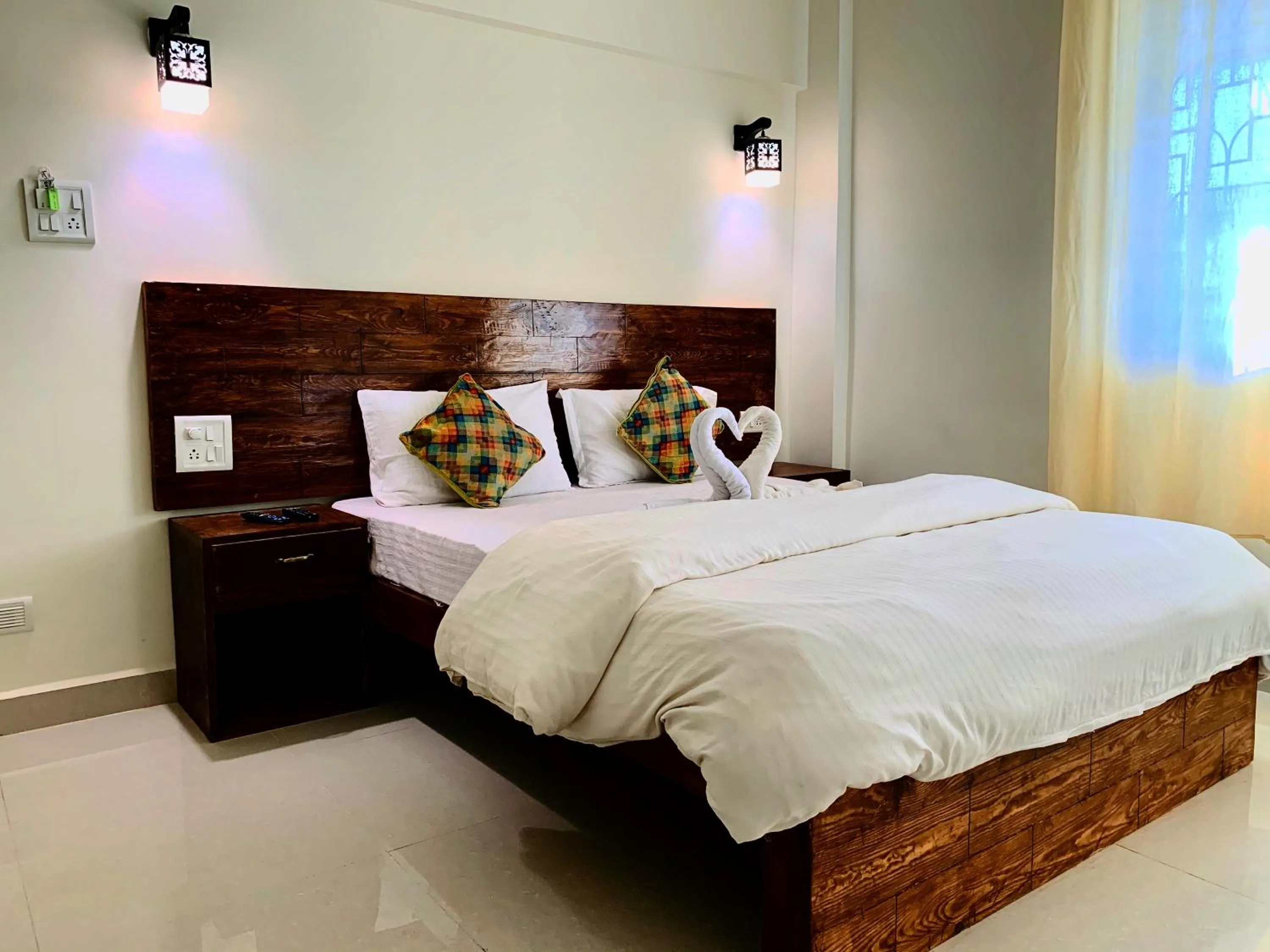 Bed in The Mamta Courtyard Anjuna