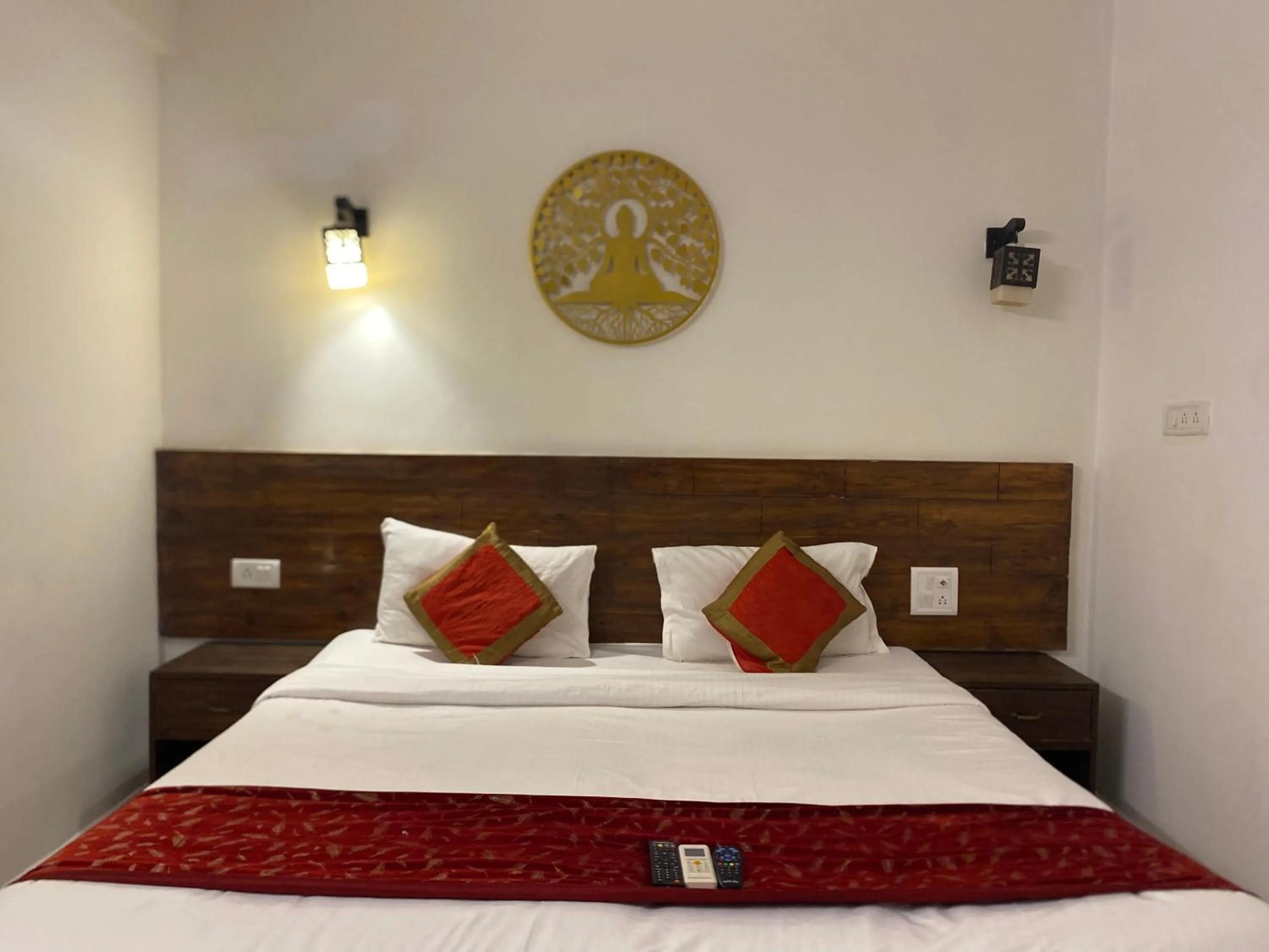 Bed in The Mamta Courtyard Anjuna