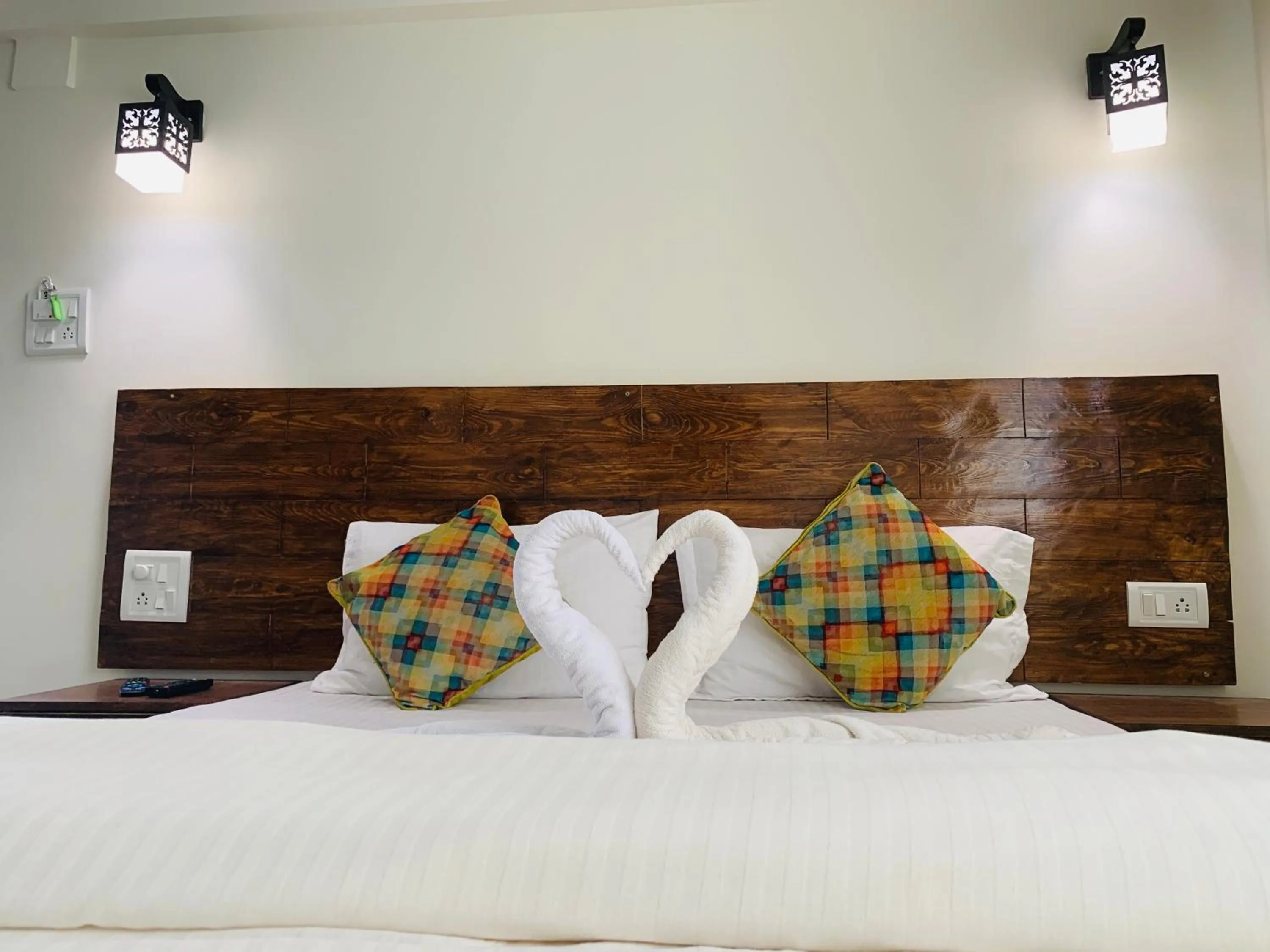 Bed in The Mamta Courtyard Anjuna