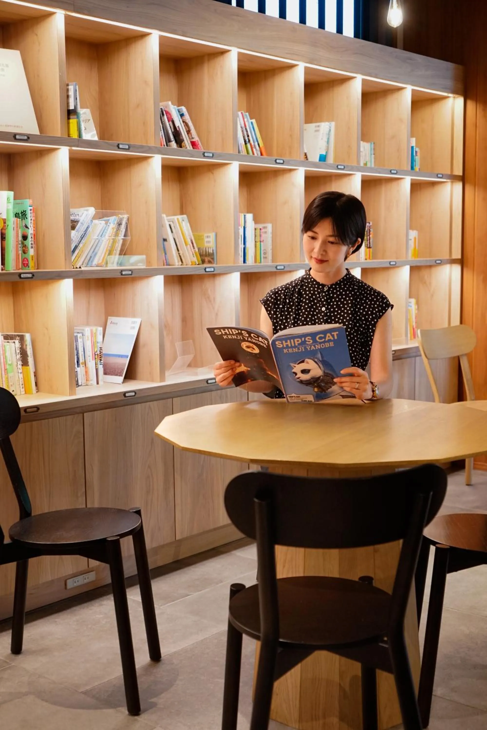 Communal lounge/ TV room in WeBase Kyoto
