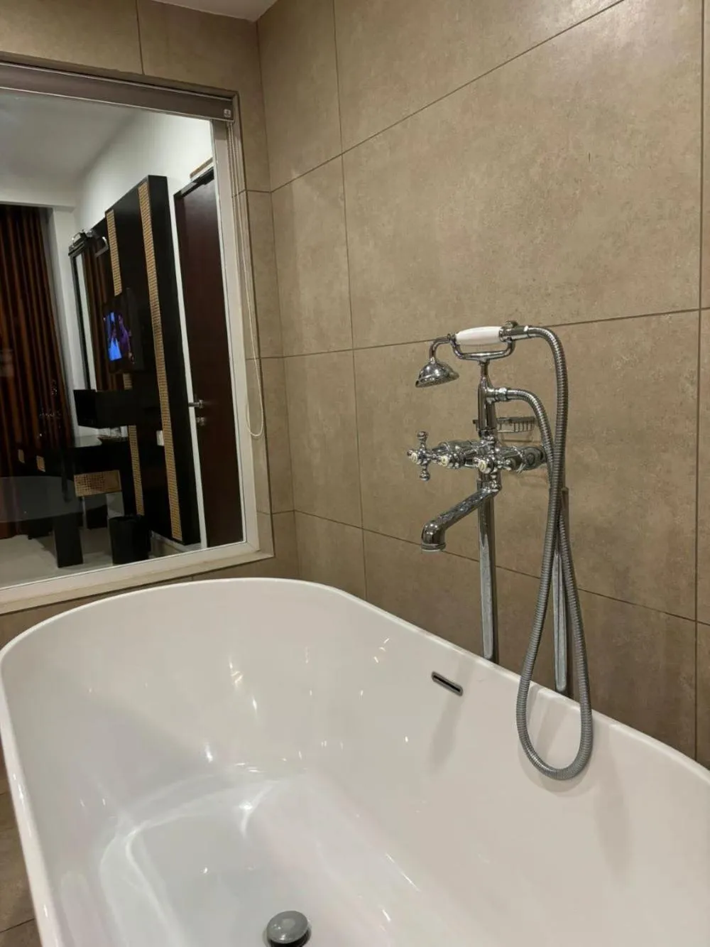 Bathroom in MARIYALAYAM MUNROE ISLAND RESIDENCY