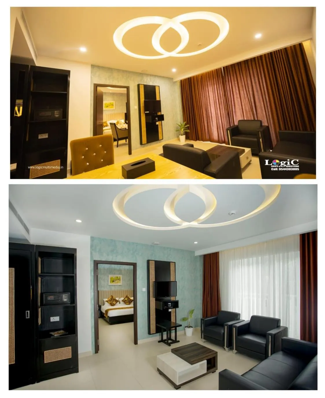 Bed in MARIYALAYAM MUNROE ISLAND RESIDENCY