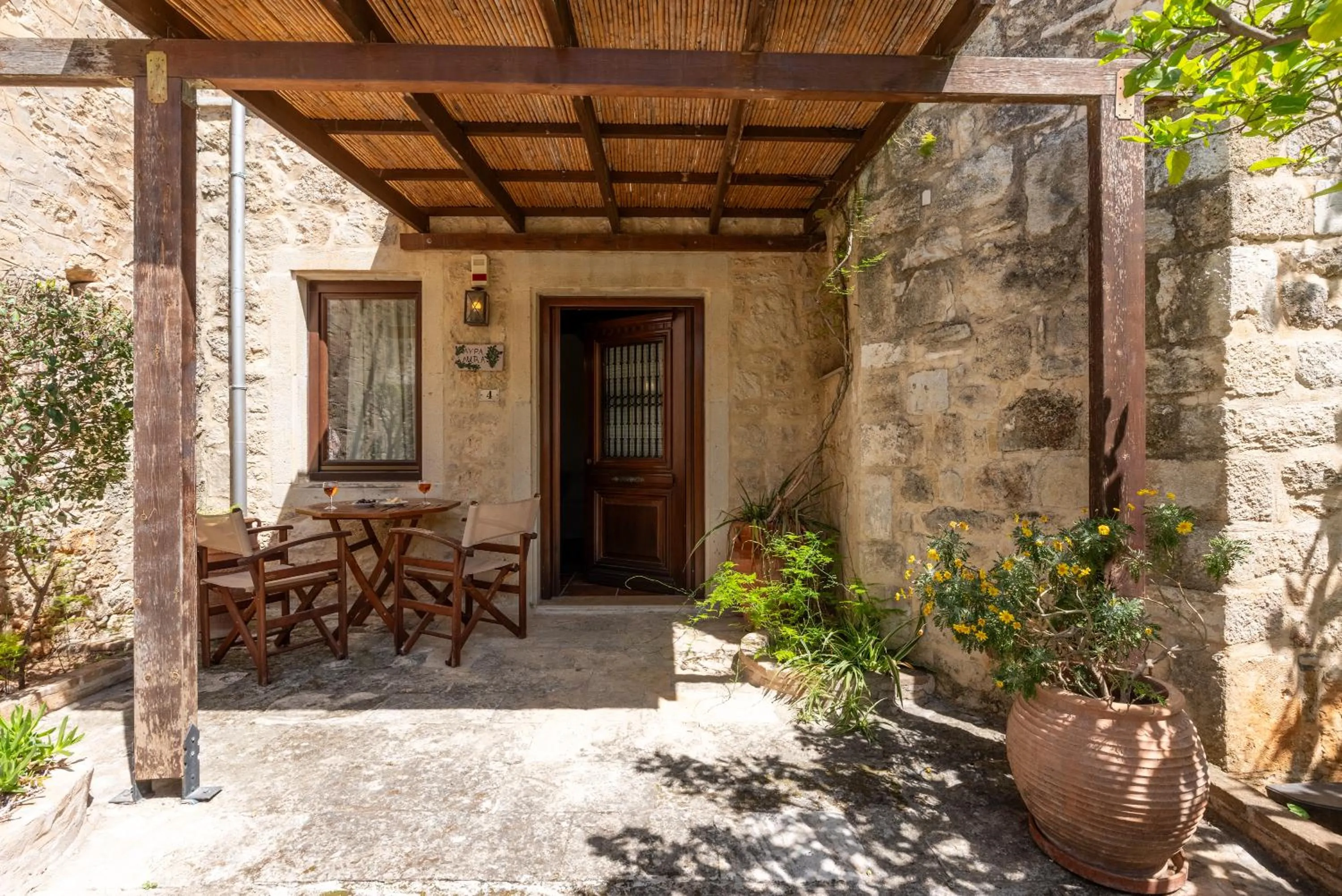 Patio in Kalimera Archanes Village