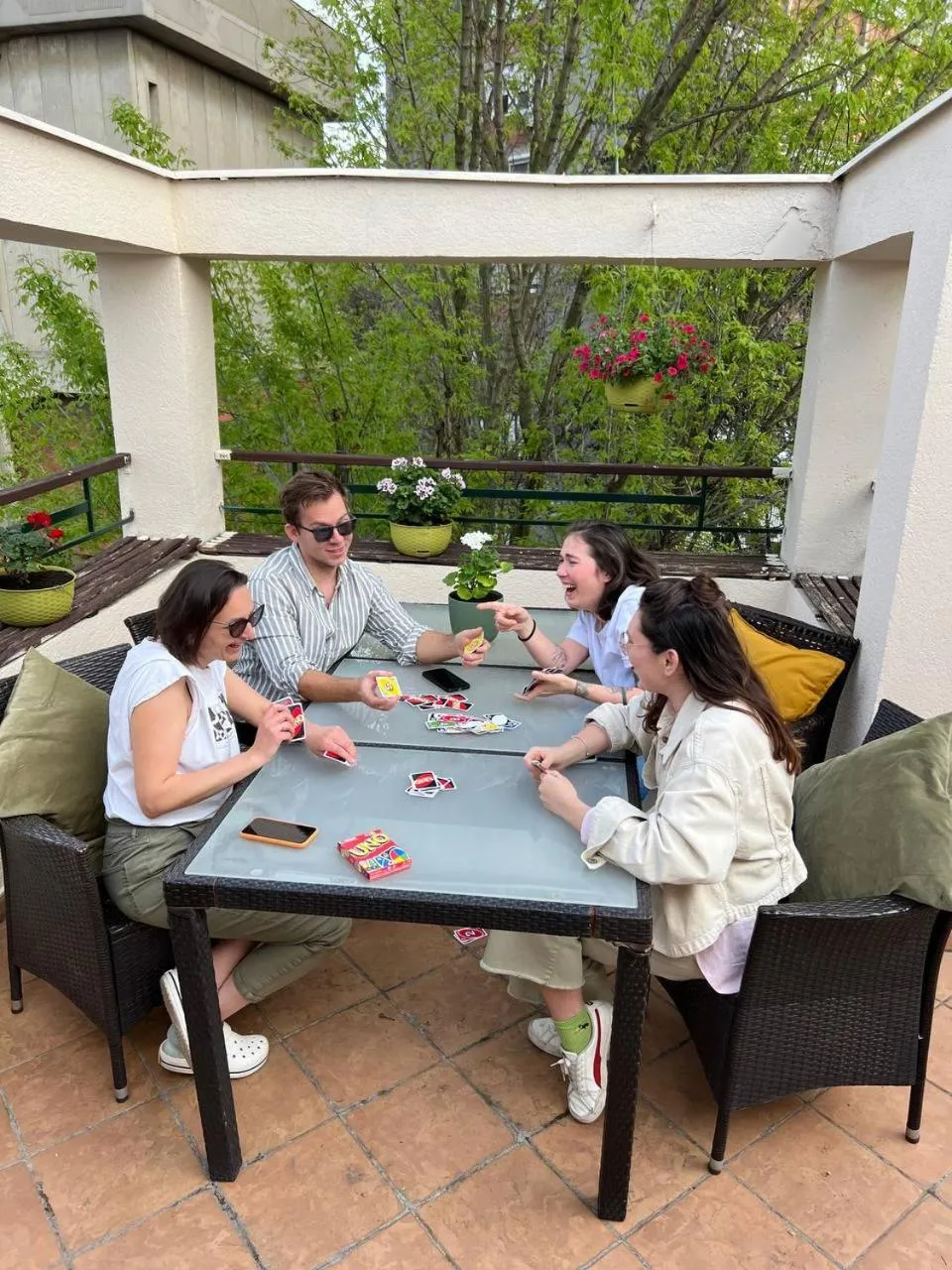 Balcony/Terrace in Cabbage Hostel