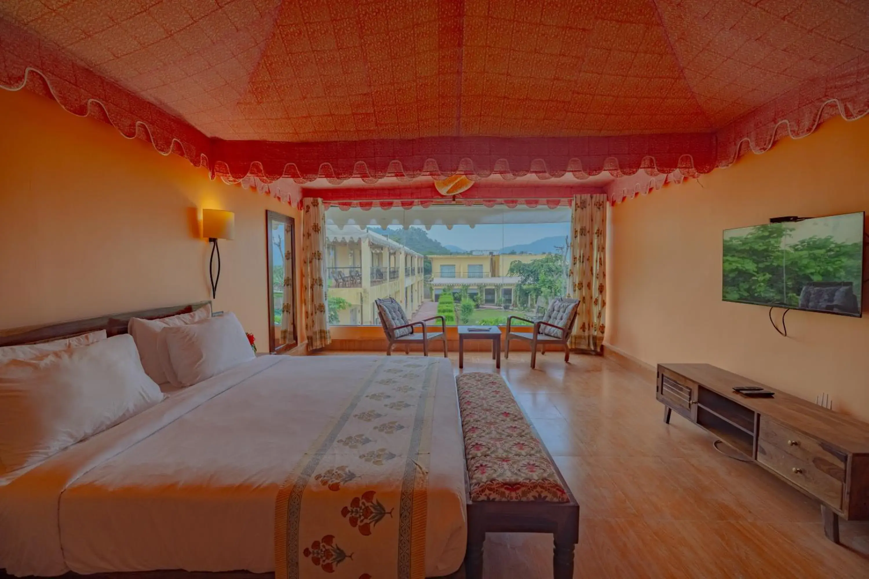 Double Room with Garden View in Ratan Villas Sariska Double Room with Garden View in Ratan Villas Sariska
