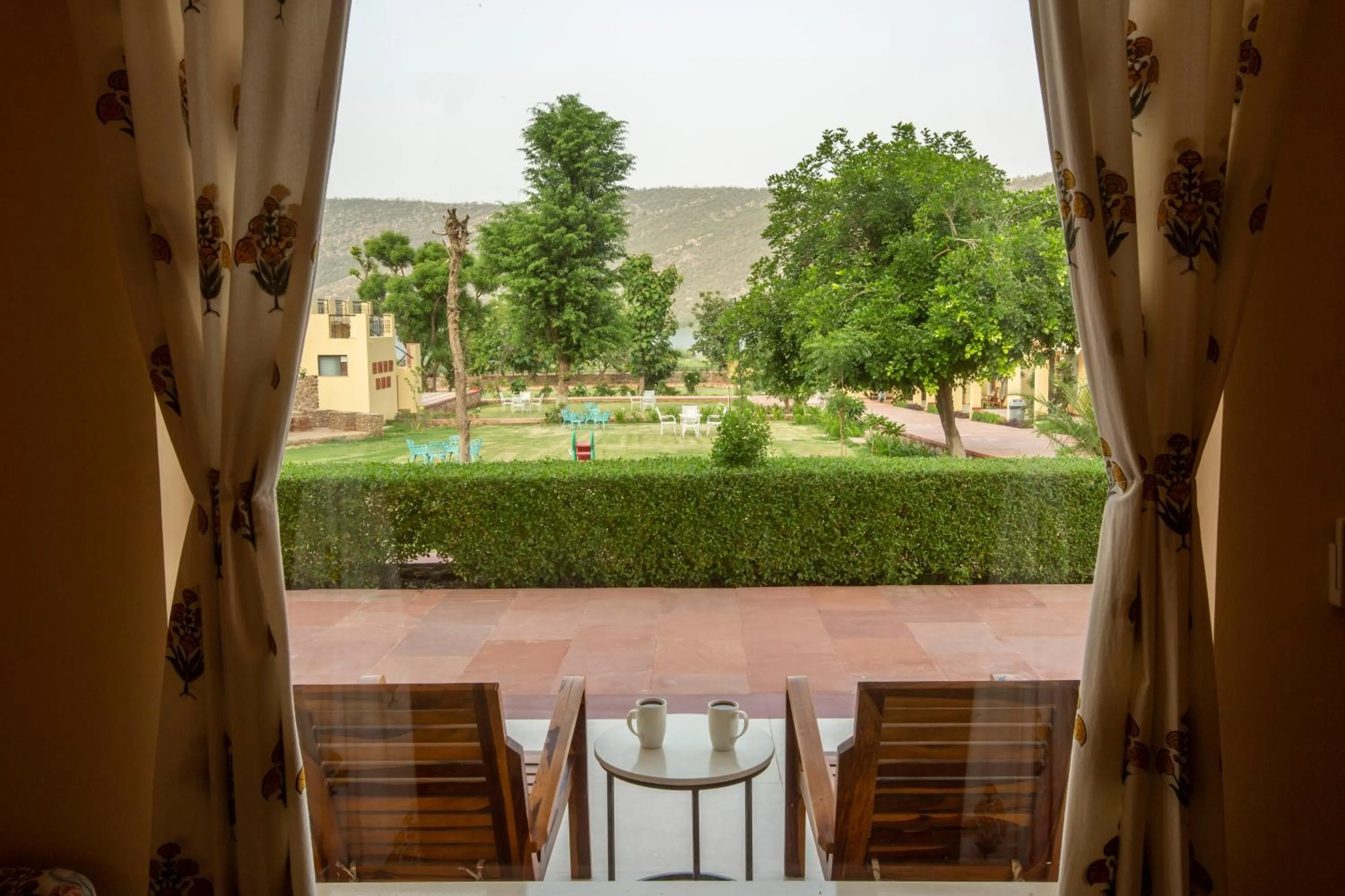Garden view in Ratan Villas Sariska