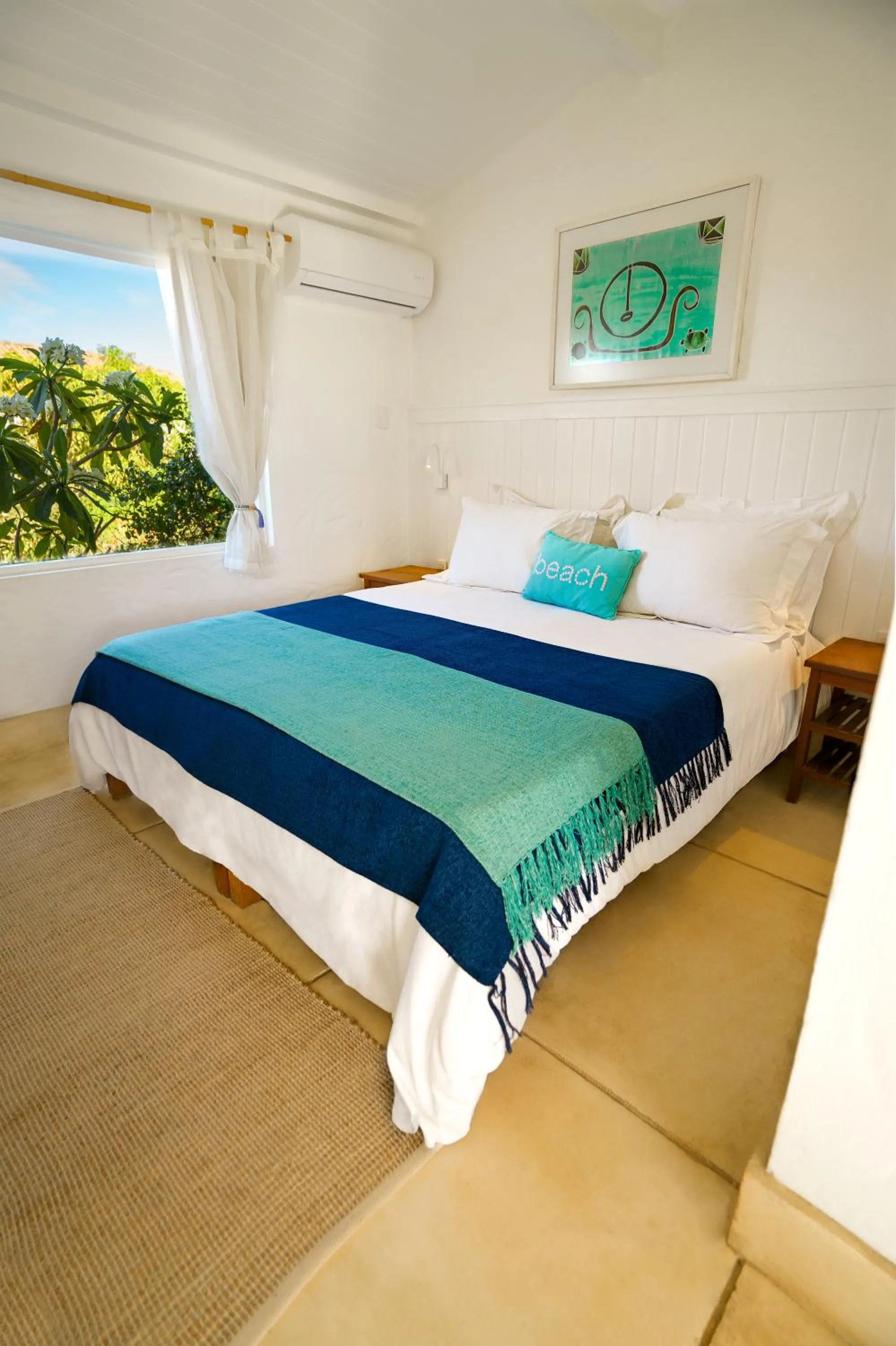 Bed in Pousada Maré