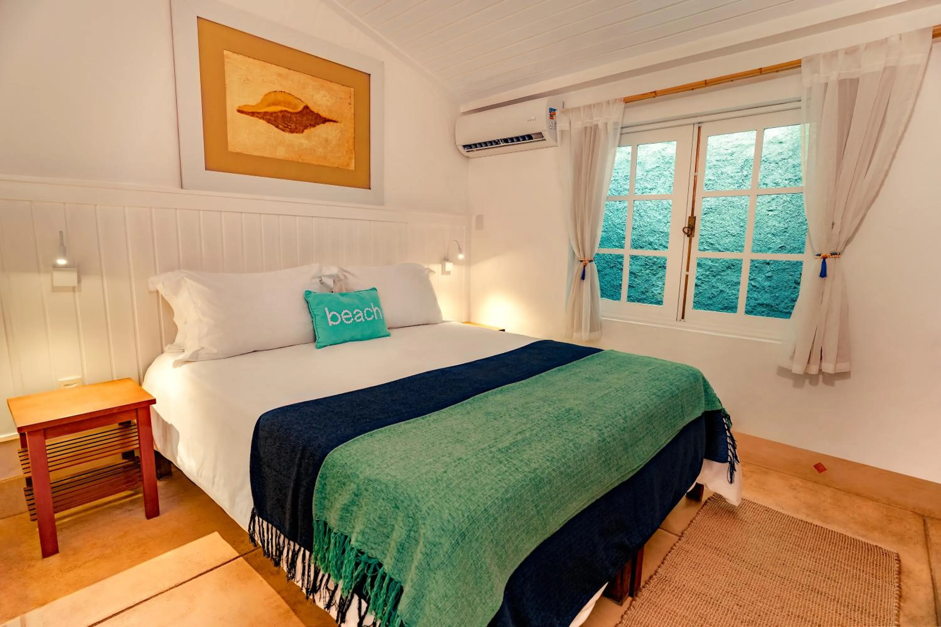 Bed in Pousada Maré