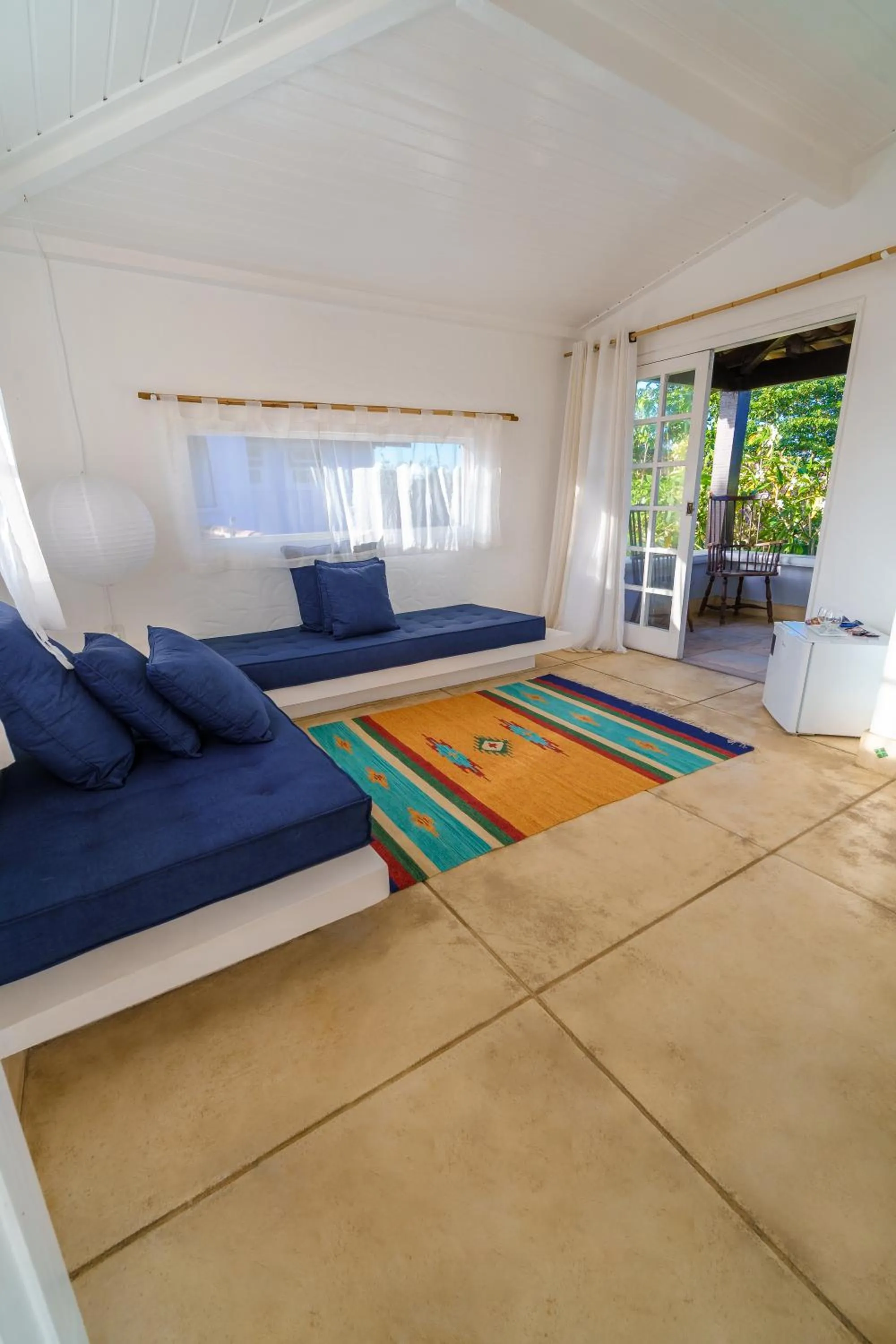 Living room in Pousada Maré