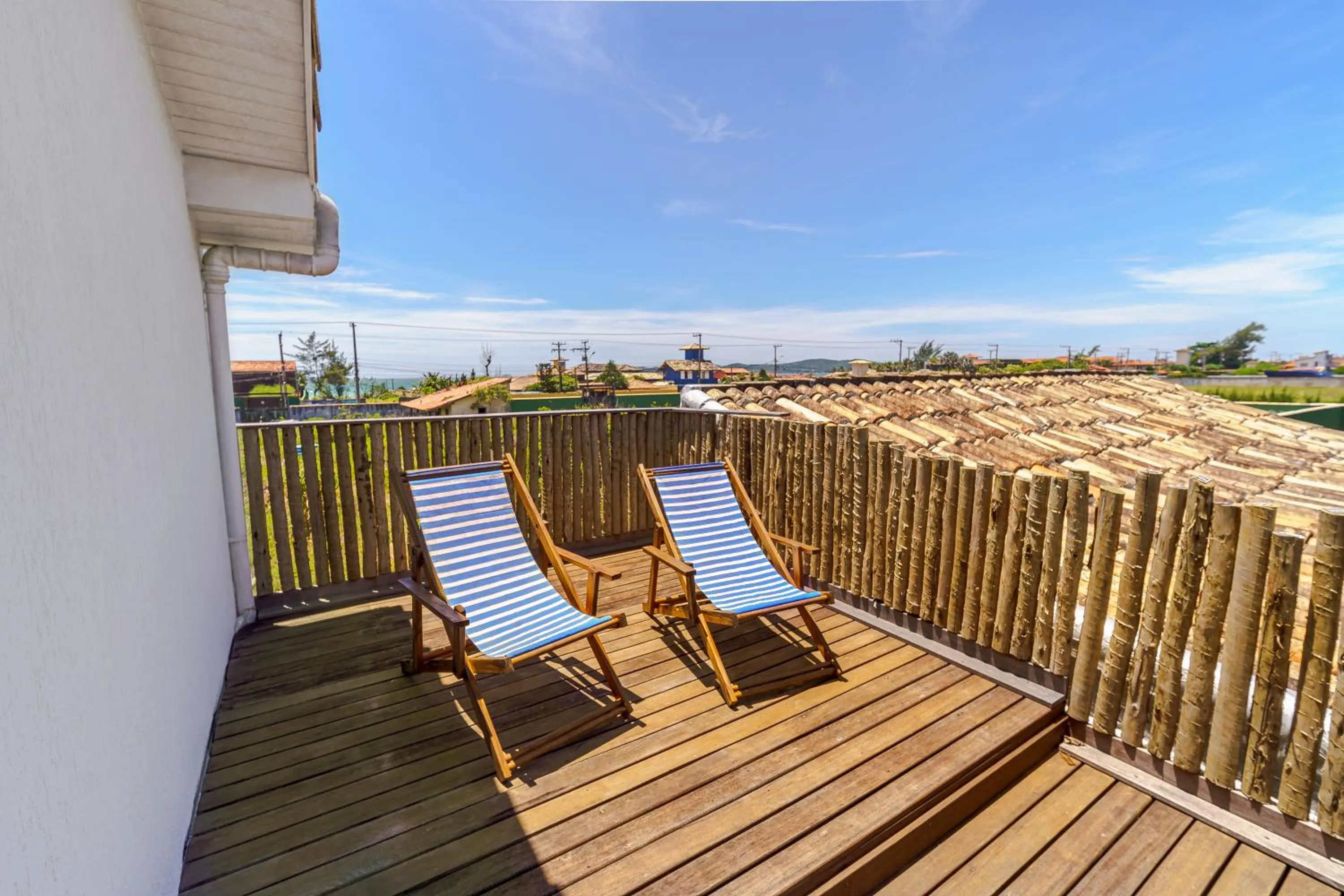 Balcony/Terrace in Pousada Maré