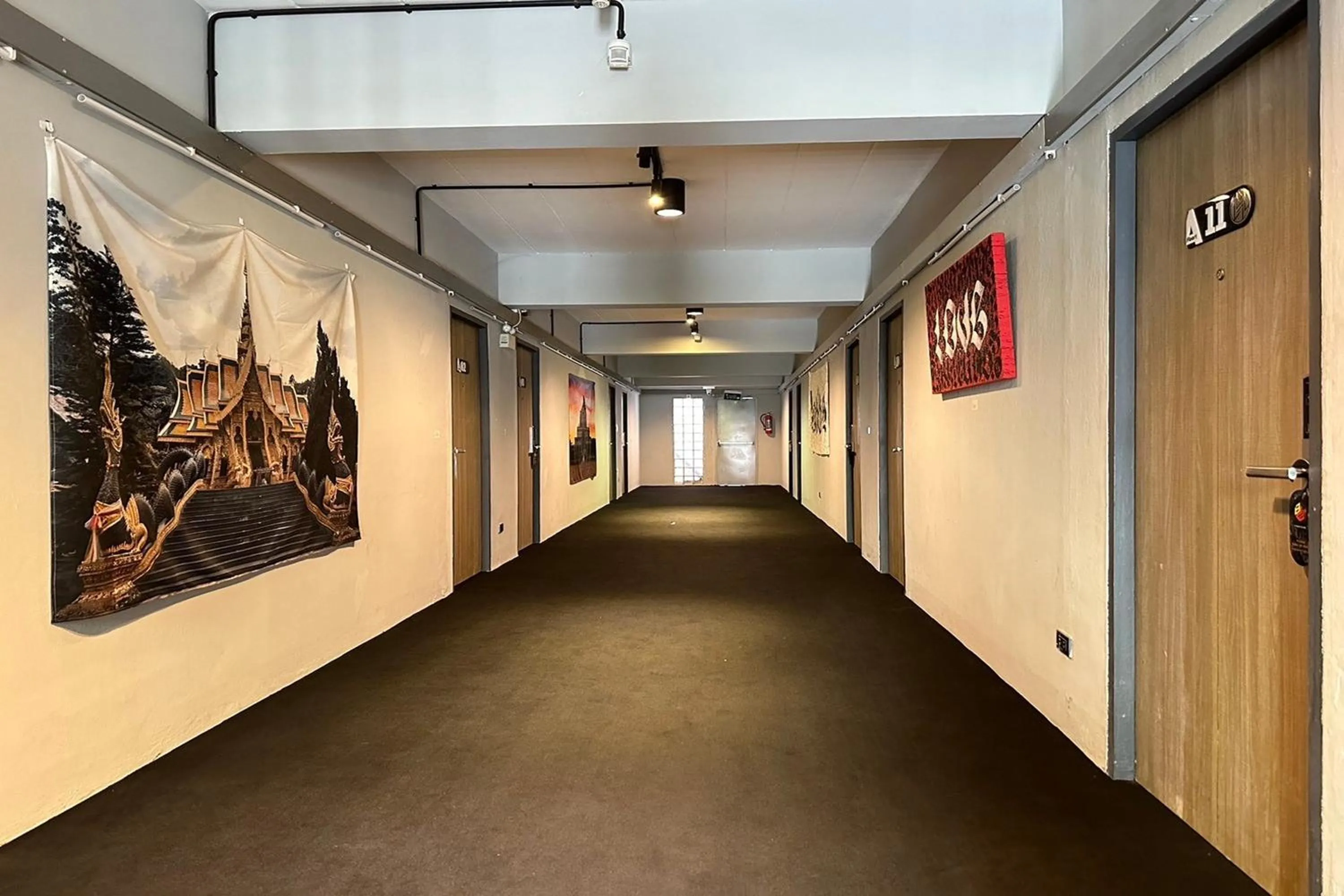 Property building in BW Studios thai art style