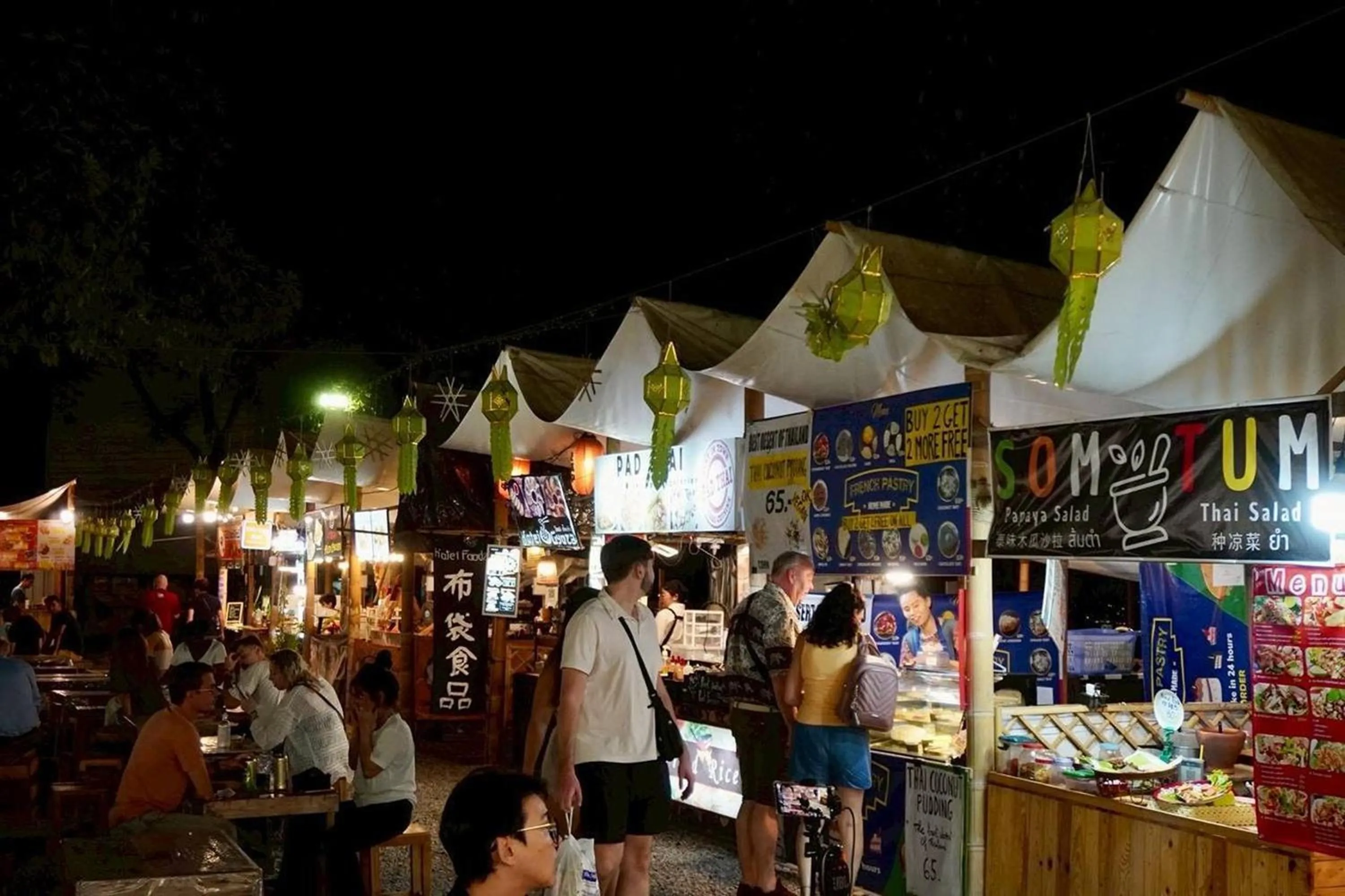 Nearby landmark in BW Studios thai art style