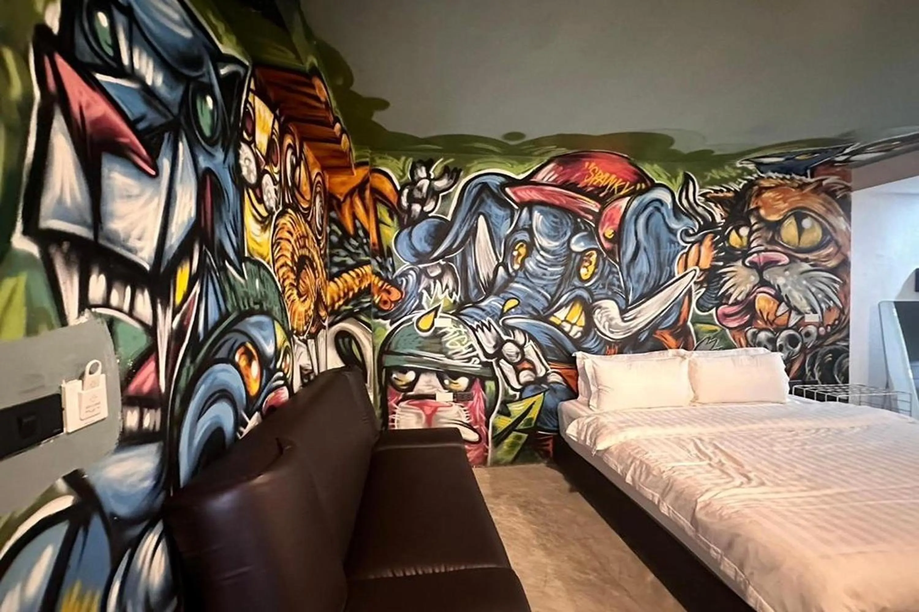 Bedroom, Bed in BW Studios thai art style