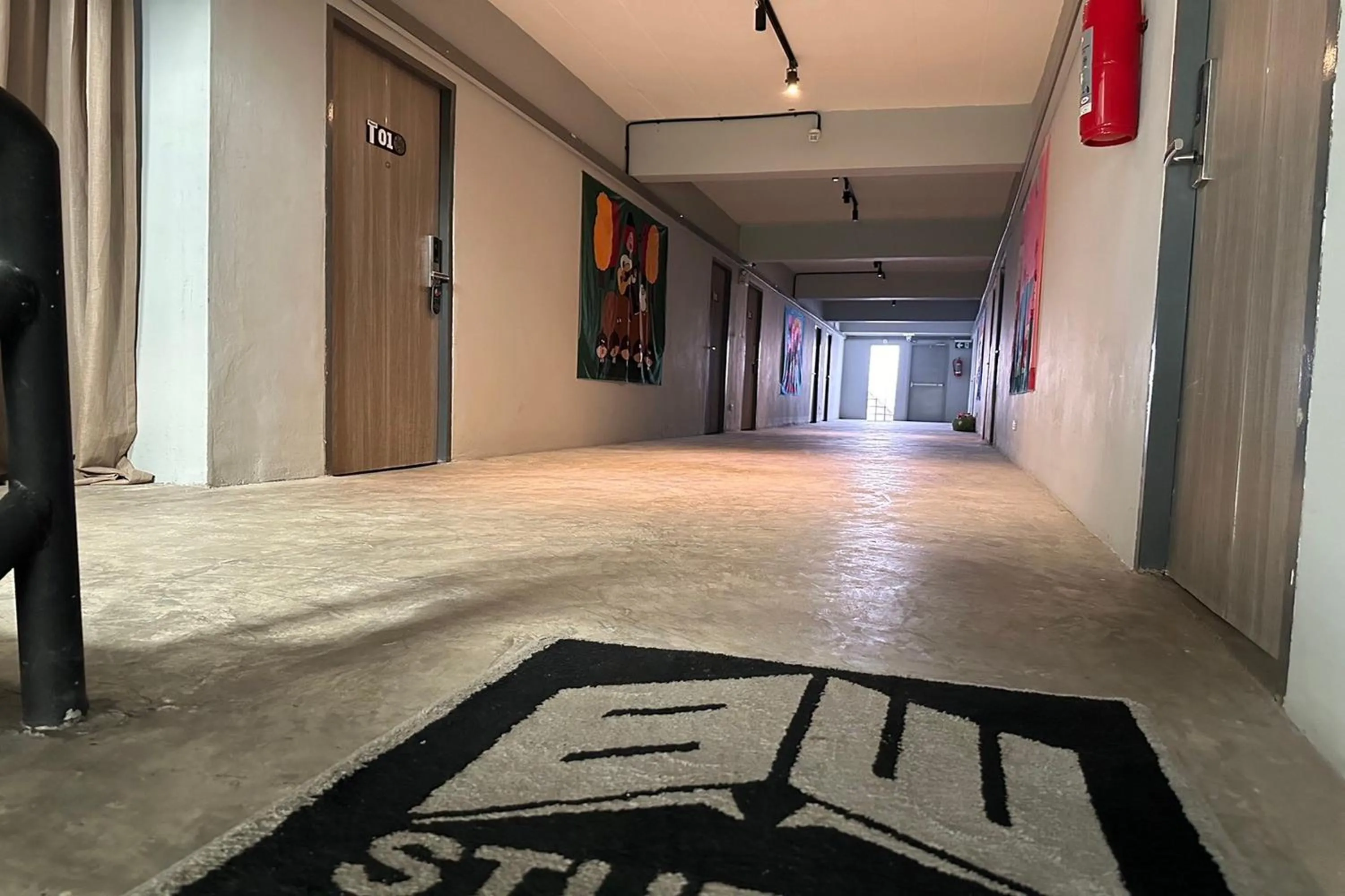 Property building in BW Studios thai art style