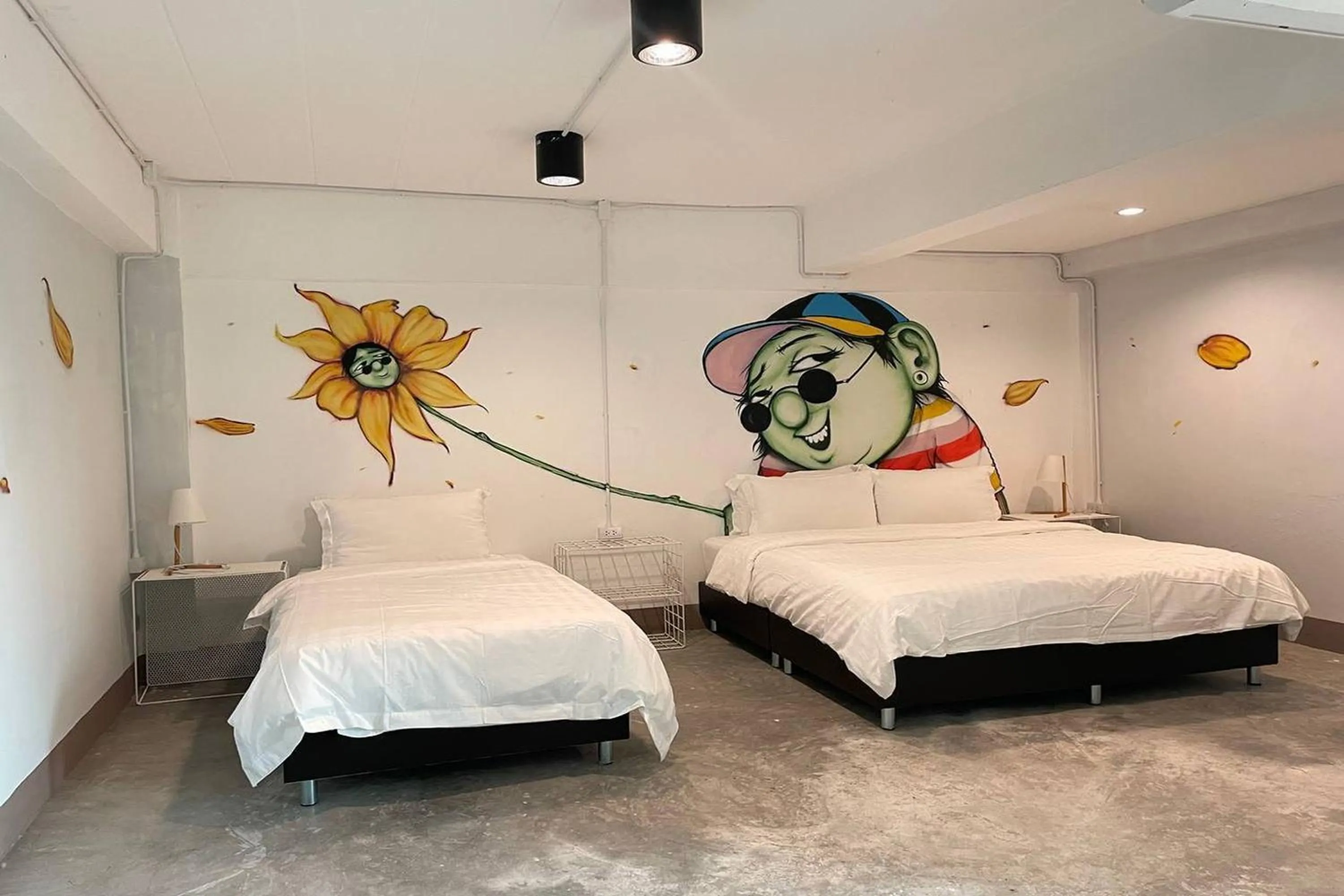 Bedroom, Bed in BW Studios thai art style