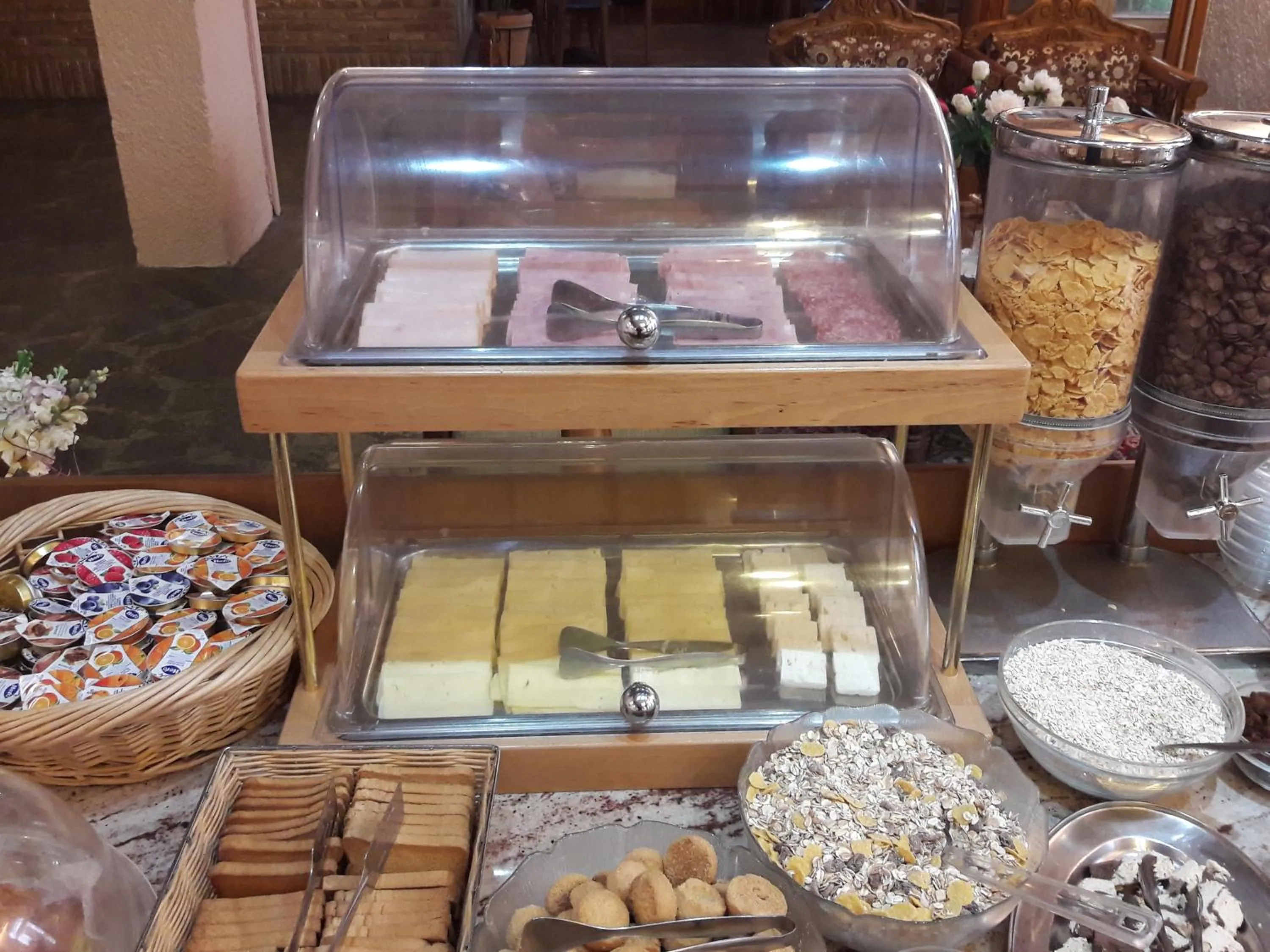 Buffet breakfast in Acropole Delphi City Hotel