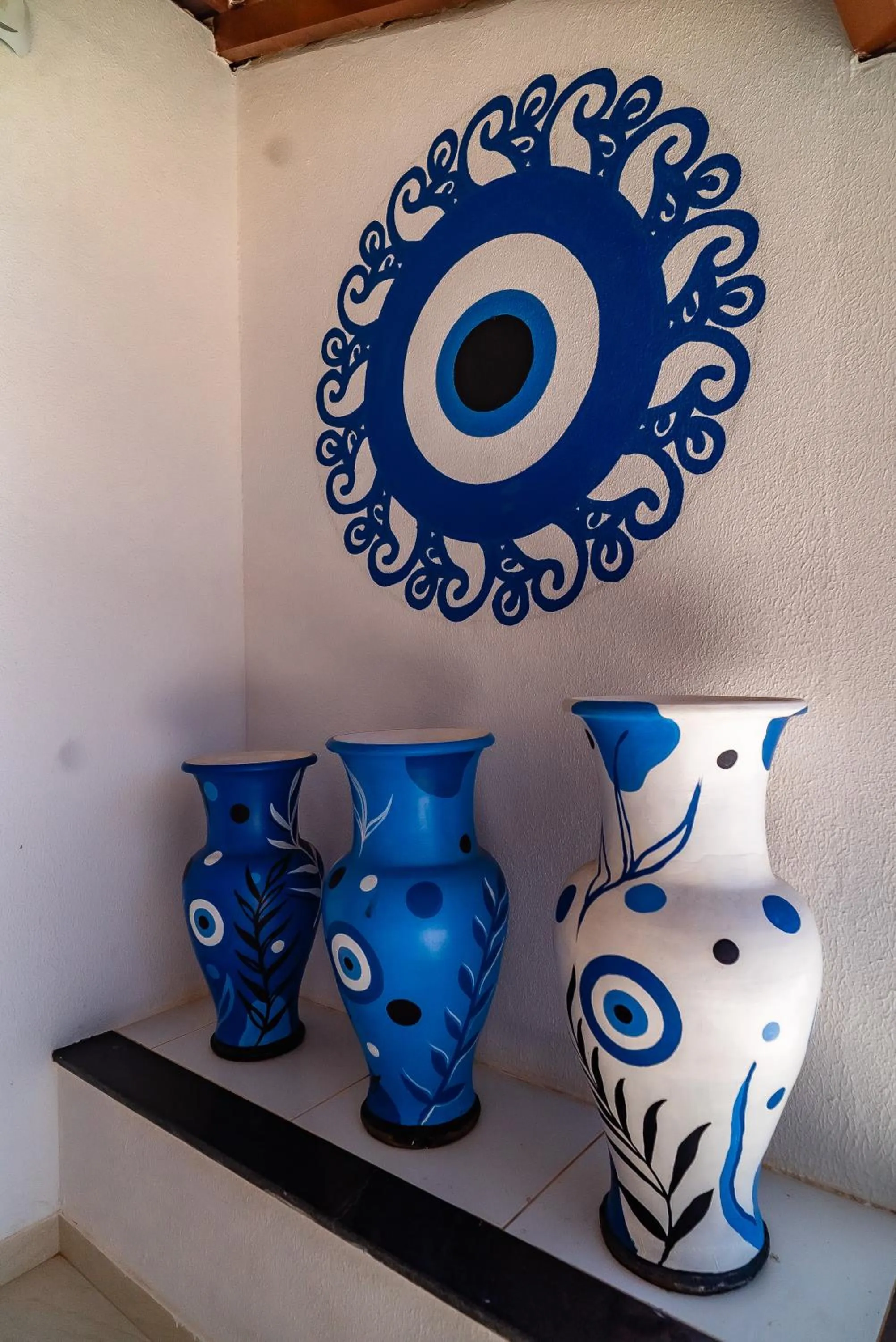 Decorative detail in Milano Hotel Pousada Canoa Quebrada