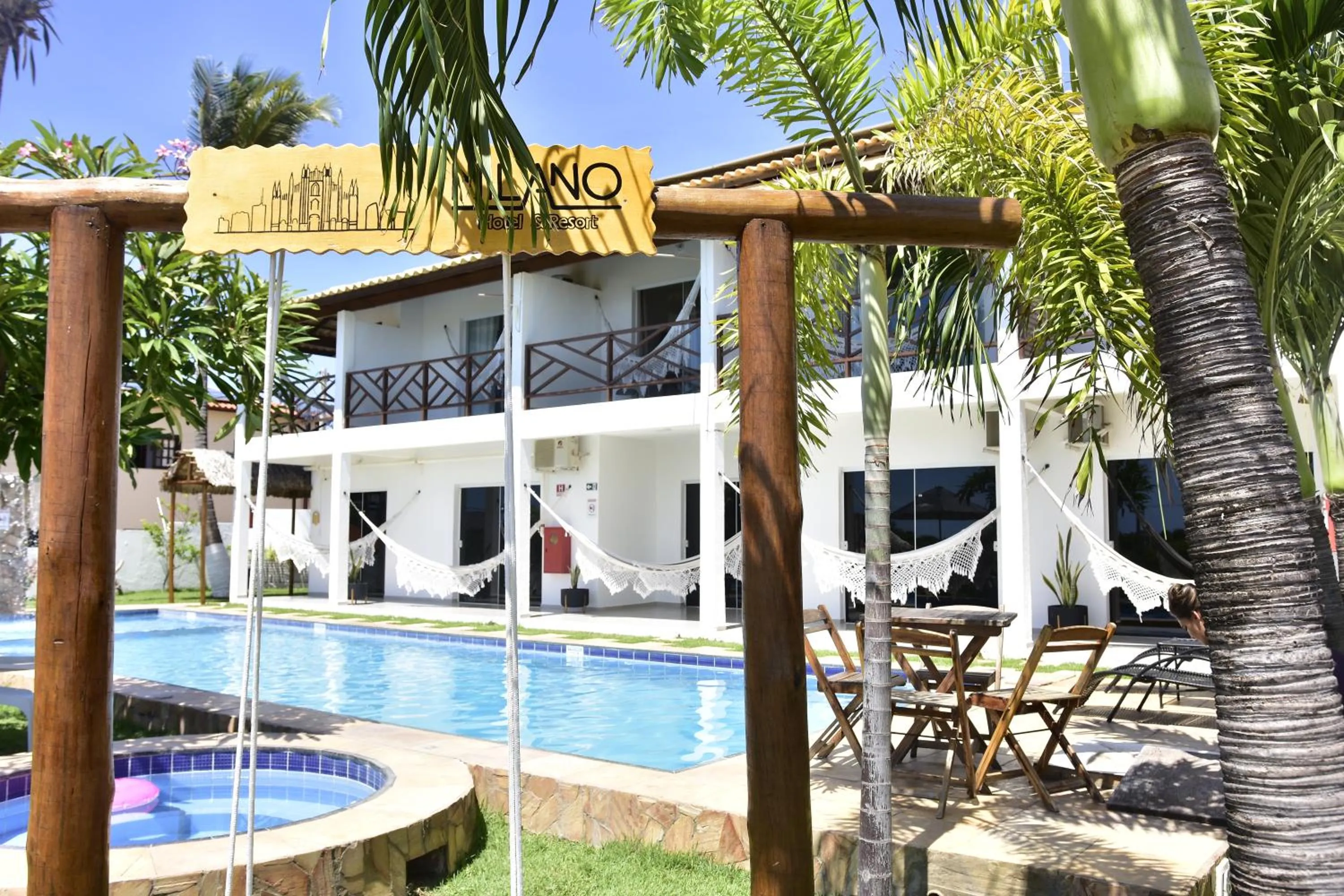 Swimming pool in Milano Hotel Pousada Canoa Quebrada