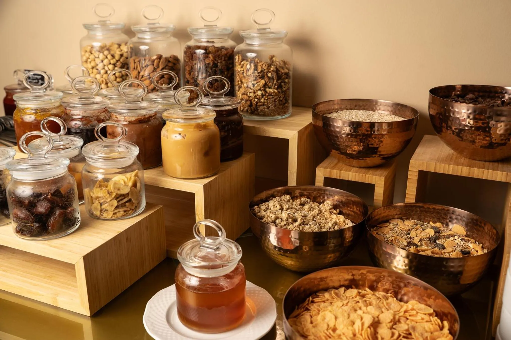 Buffet breakfast in Athenaeum Eridanus Luxury Hotel