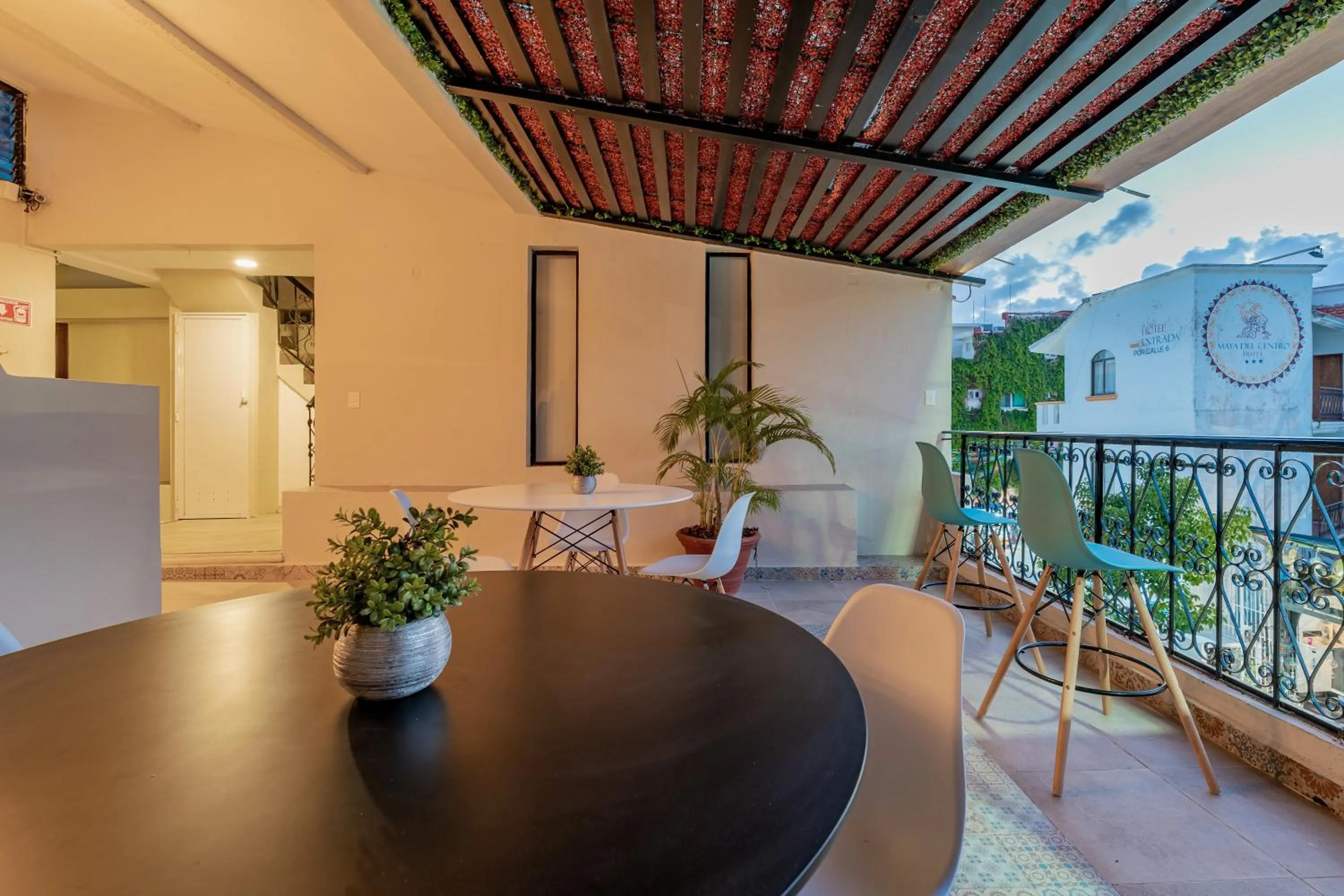 Balcony/Terrace in Hotel Brisas 5a AV, Playa del Carmen