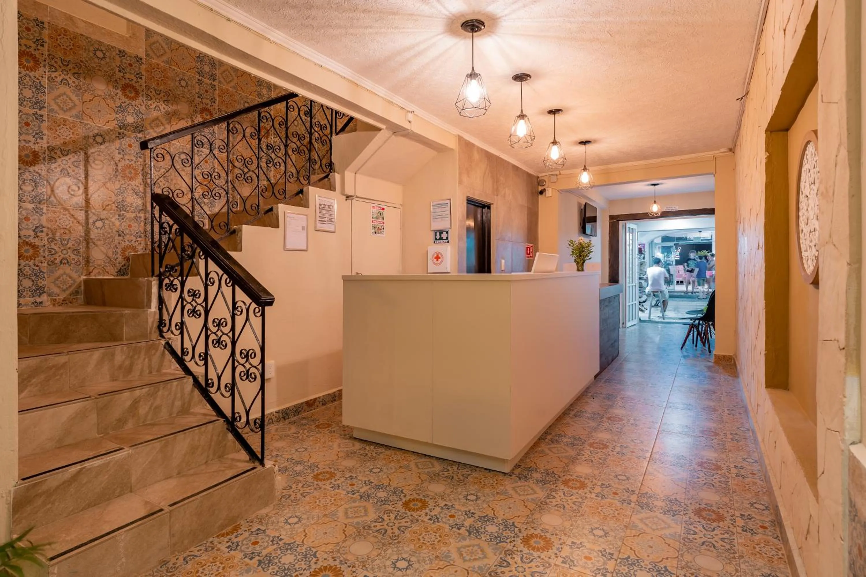 Lobby or reception in Hotel Brisas 5a AV, Playa del Carmen