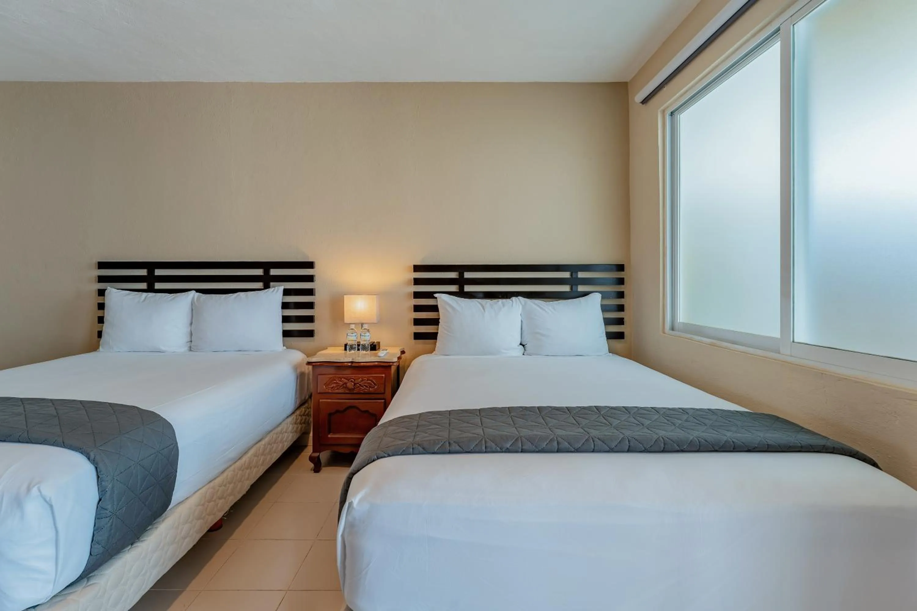 Bed in Hotel Brisas 5a AV, Playa del Carmen