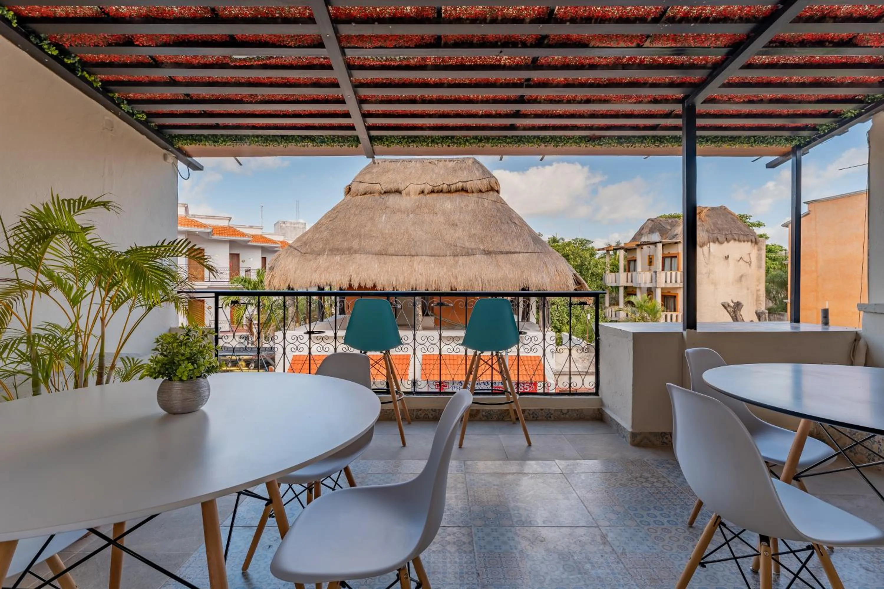 Balcony/Terrace in Hotel Brisas 5a AV, Playa del Carmen