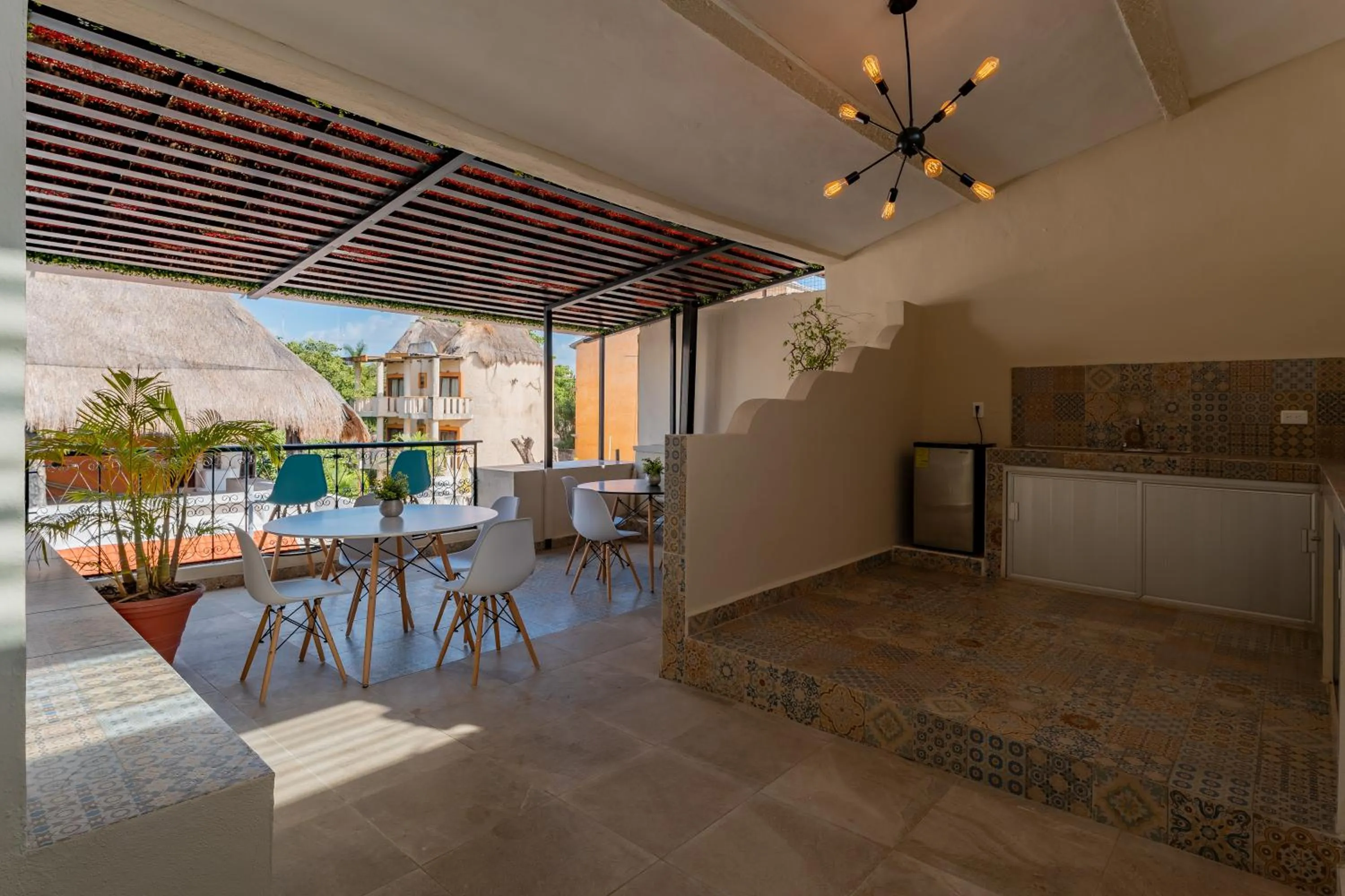 Balcony/Terrace in Hotel Brisas 5a AV, Playa del Carmen